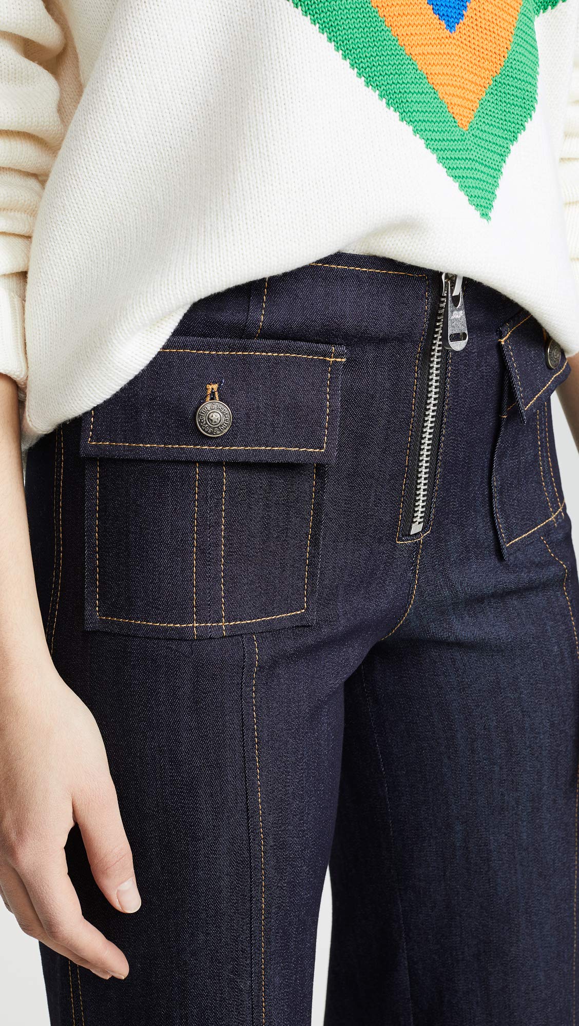 Cinq à Sept Women's Tous Les Jours Azure High-Waisted Pants - Stylish Casual & Office Wear for Everyday Comfort