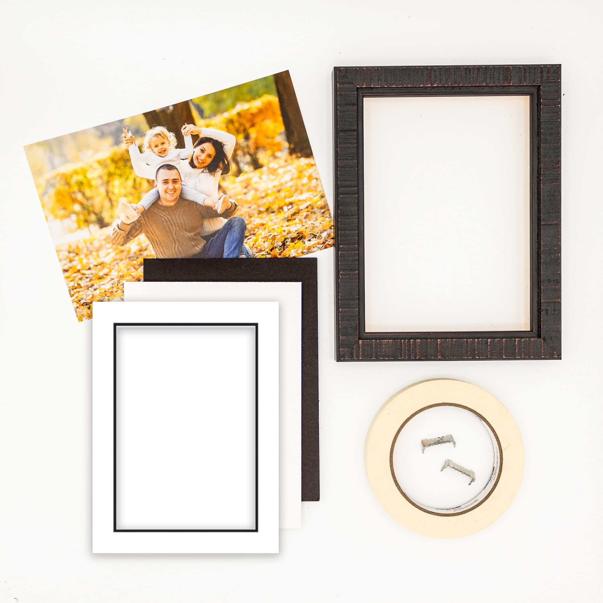 8x10 Double Mat Picture Matboard - White on Black Bevel Cut Mat for 6x8 Photos & Art - Perfect for Framing 8x10 Inch Displays - Ideal for Home Decor, Gallery Walls, and Professional Art Presentations