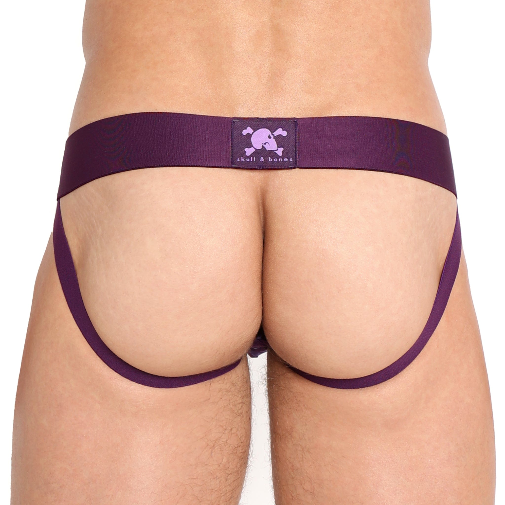 Dutch Floral Jock Purple - Elegant Floral Print Jockstrap for Men | Comfortable & Breathable Underwear for Sports, Gym & Everyday Wear