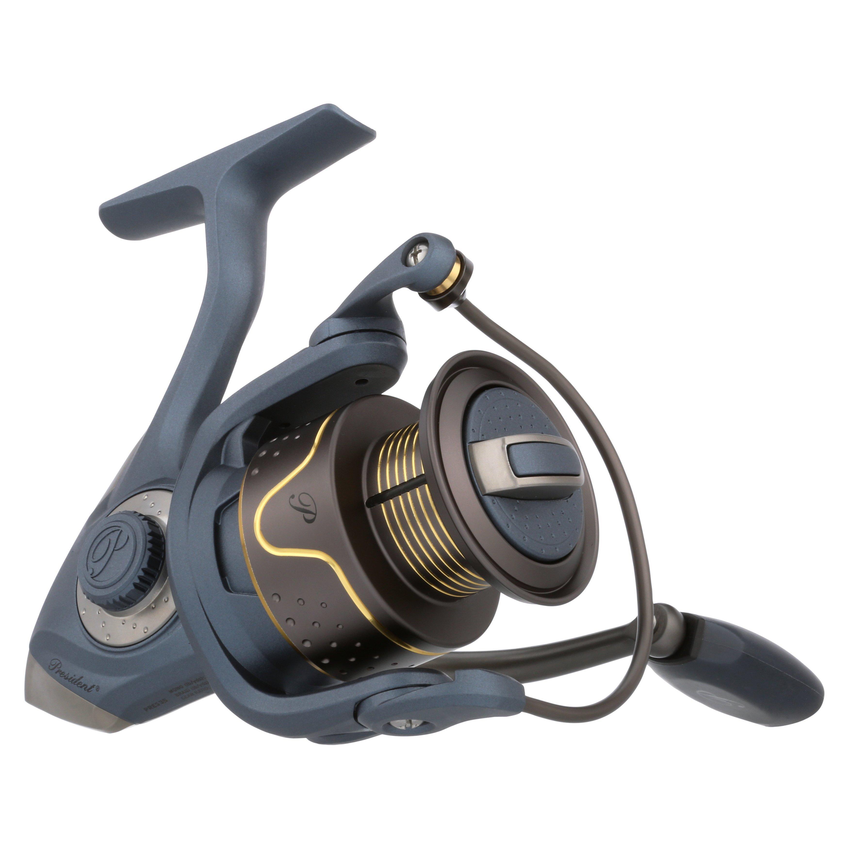 Pflueger President Spinning Fishing Reels - Lightweight & Smooth Performance for Freshwater & Saltwater Angling - Perfect for Bass, Trout, and Walleye Fishing