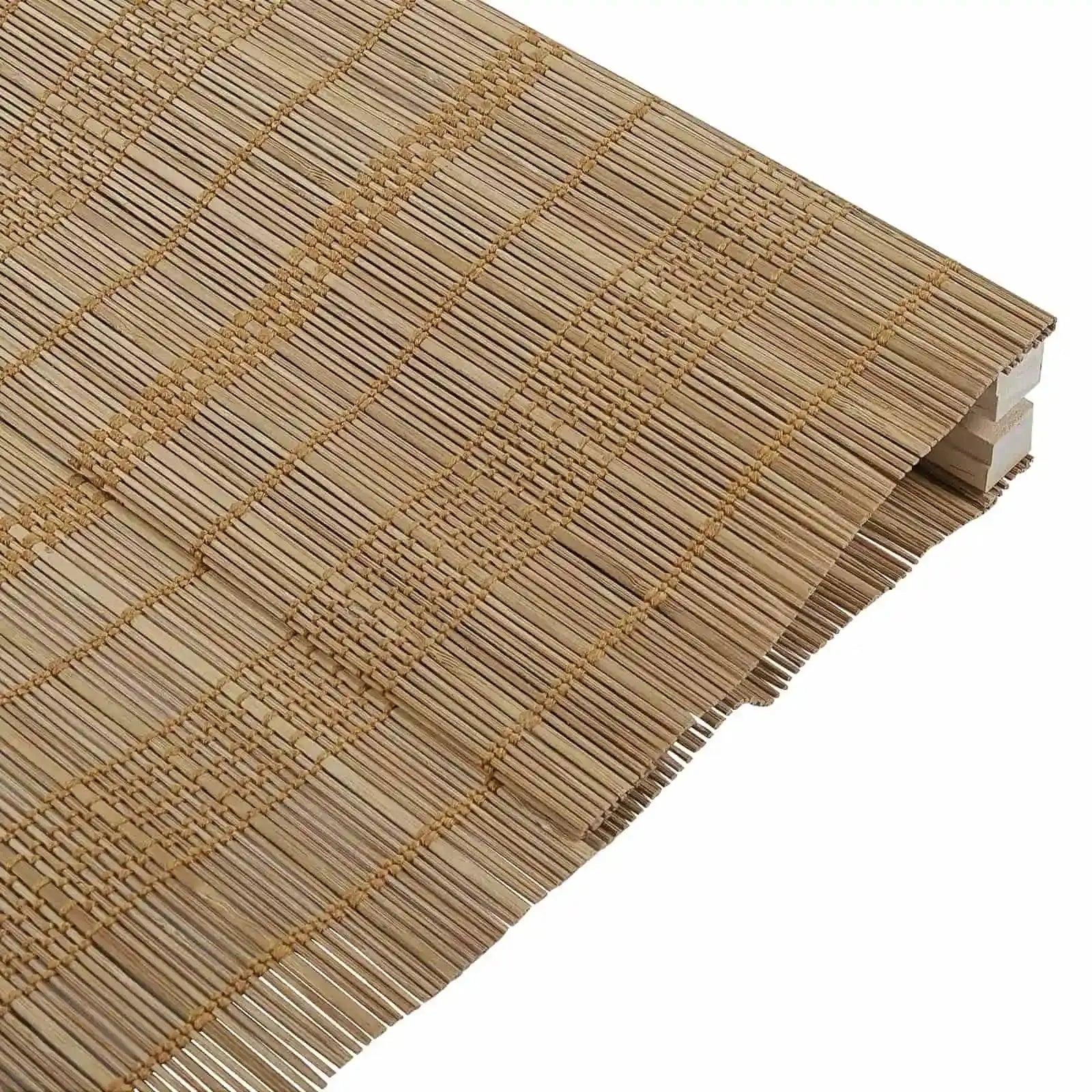 Rae Natural Pure Bamboo Woven Shades Series Z - Eco-Friendly Window Blinds for Home & Office Privacy and Sun Protection