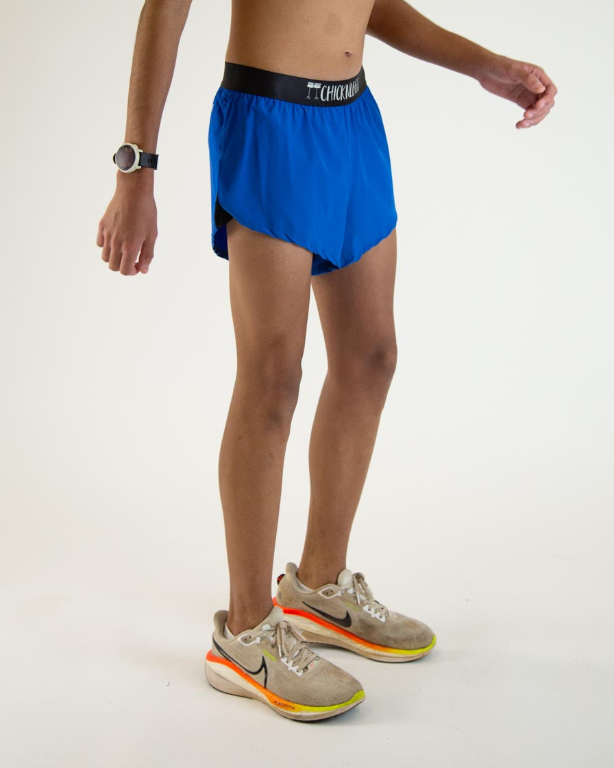 Royal Blue Men's 2 Split Running Shorts - Lightweight Quick-Dry Athletic Shorts for Gym, Workout & Outdoor Sports