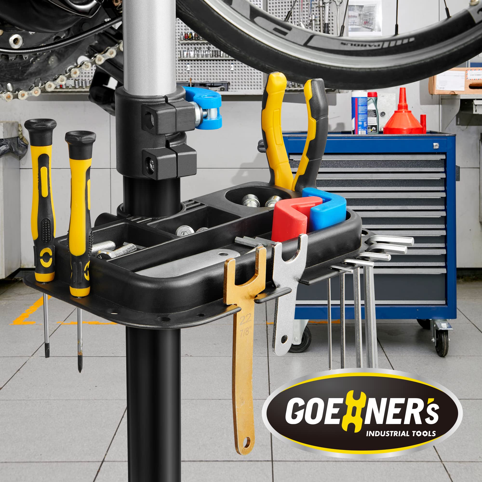 Heavy Duty E Bike Repair Stand - Portable Bicycle Maintenance Stand for E-Bikes, Mountain Bikes & Road Bikes (Supports 100 lbs) - Perfect for Home Garage, Bike Shops & Outdoor Repairs