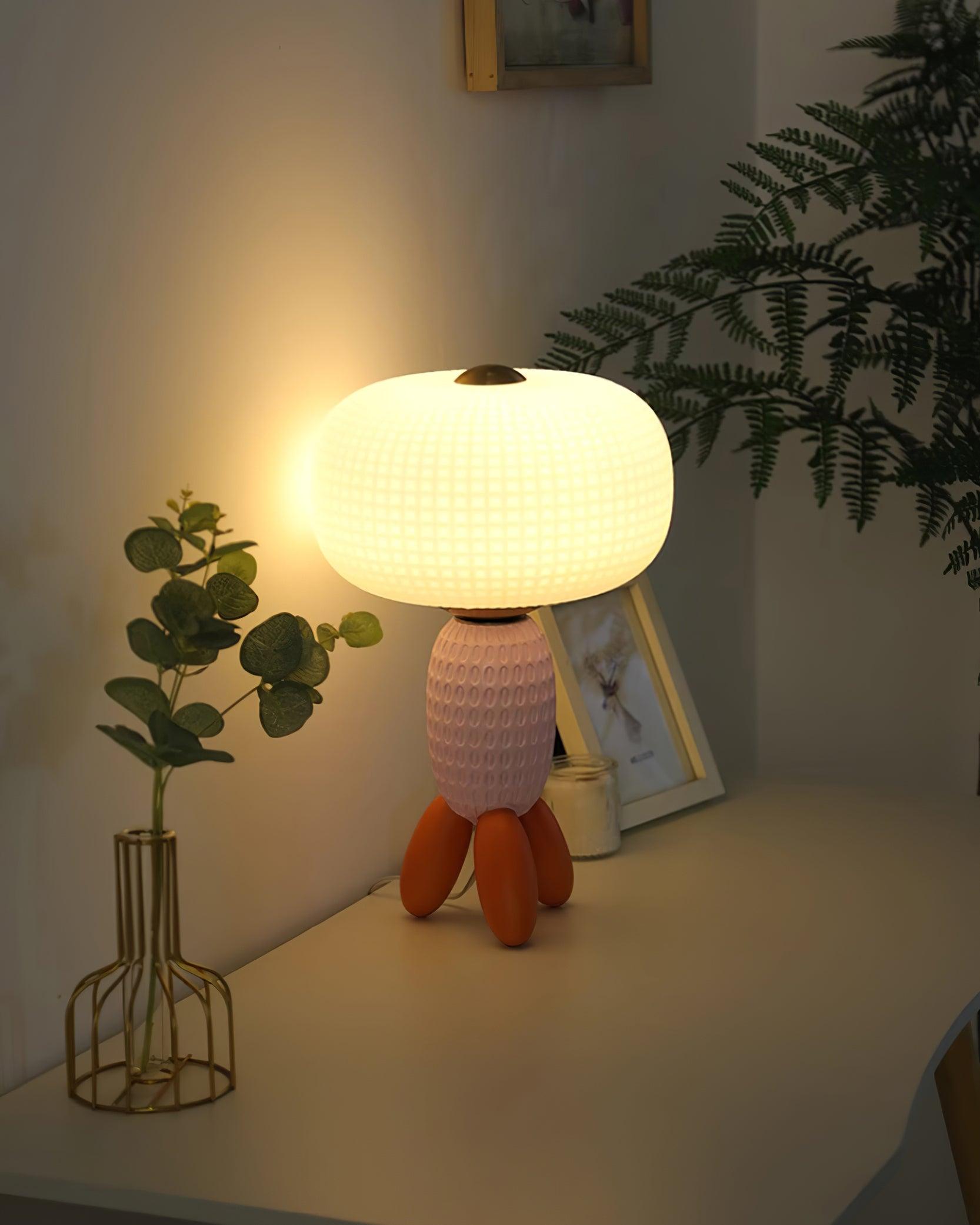 LED Balloons Table Lamp - Modern Night Light for Bedroom, Nursery, Kids Room - Romantic & Decorative Lighting for Home Decor