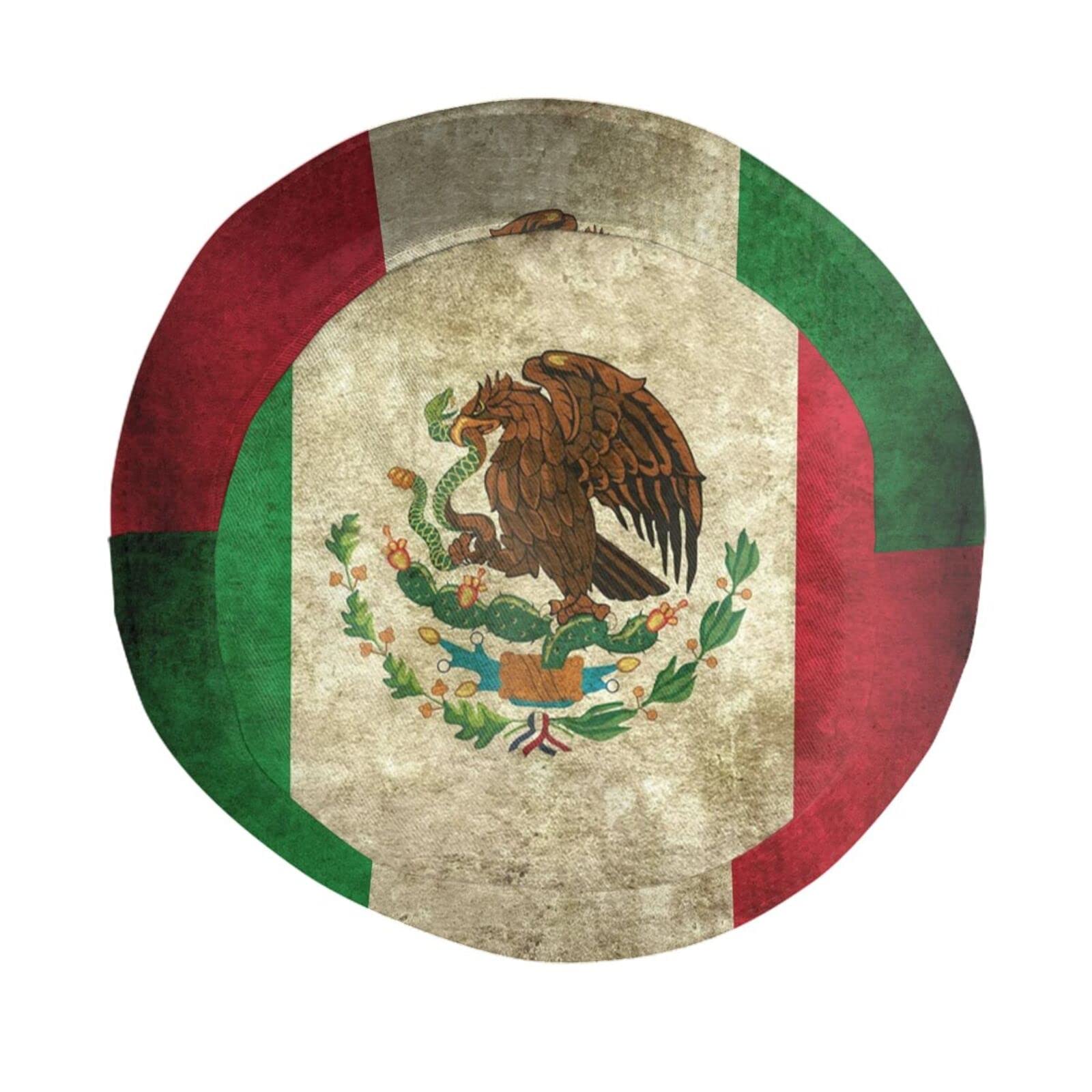 Stylish Mexico Flag Bucket Hat - Unisex Summer Beach Sun Hat for Travel & Outdoor Activities | Lightweight & Packable Mexican Fisherman Cap | Perfect for Vacations, Festivals, and Casual Wear