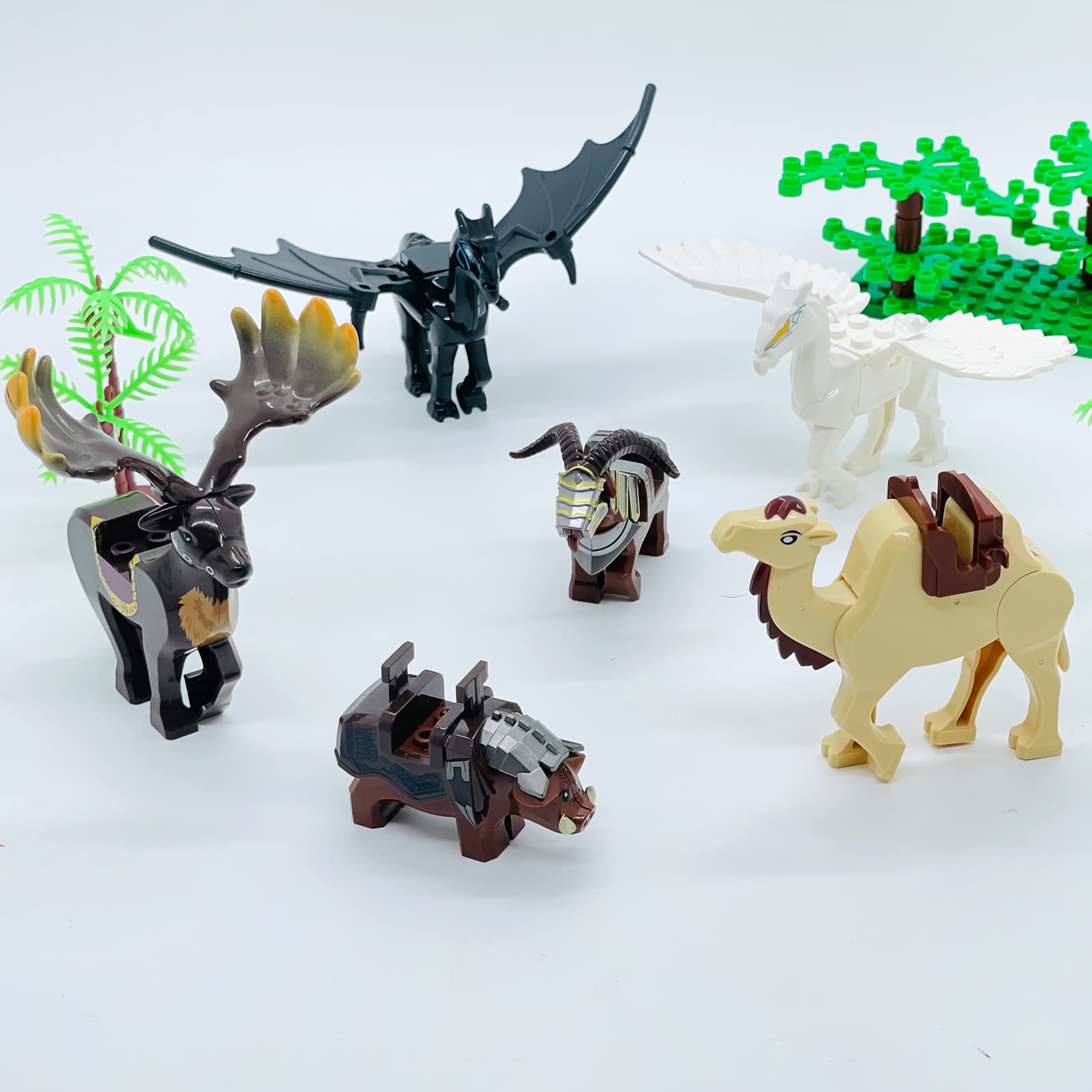 6PCS Animal Figures Building Blocks Toys - Jungle Movie Animal Model Brick Set, Educational STEM Toys for Boys & Girls Ages 6+ | Perfect for Creative Play, Birthday Gifts & Classroom Learning Activities