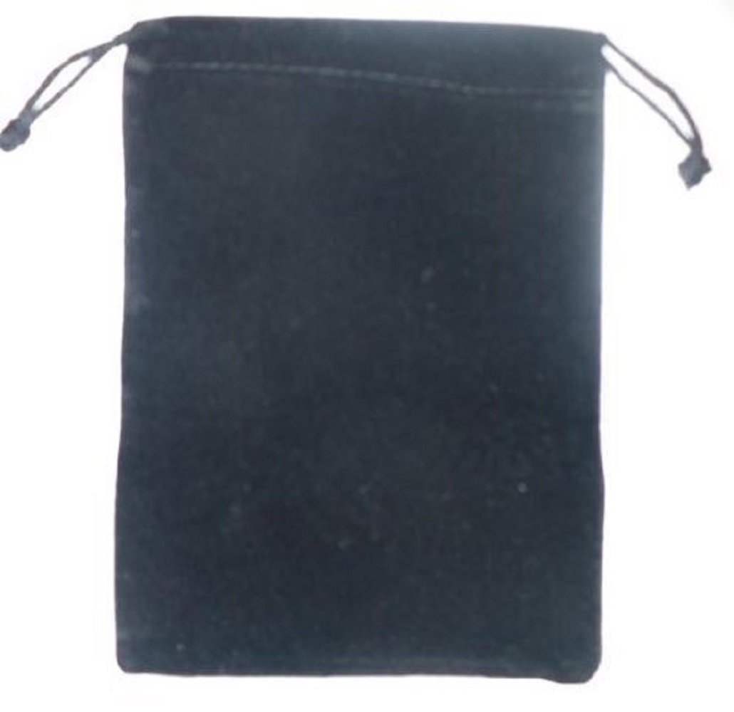 5 Pack Black Velvet Jewelry Bags with Drawstring - 5.5 Inch Small Jewelry Pouches for Rings, Necklaces & Earrings - Perfect for Gift Giving, Travel & Storage