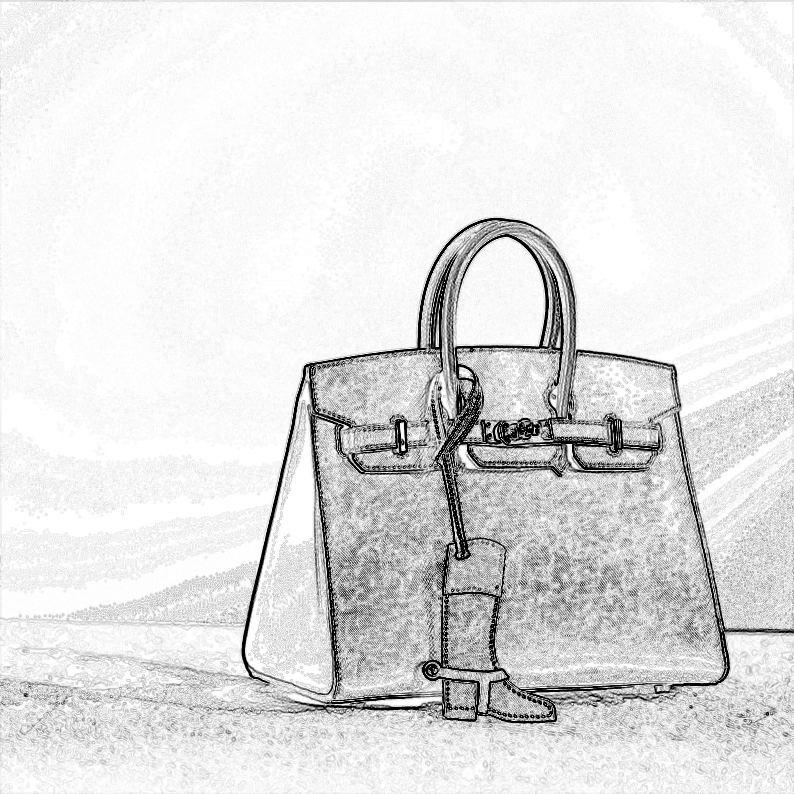 Luxury Kraft Leather Handbag - Sellier Birkin Inspired Tote Bag for Women | Premium Cowhide Leather Purse with Classic Pattern | Perfect for Work, Travel & Everyday Use