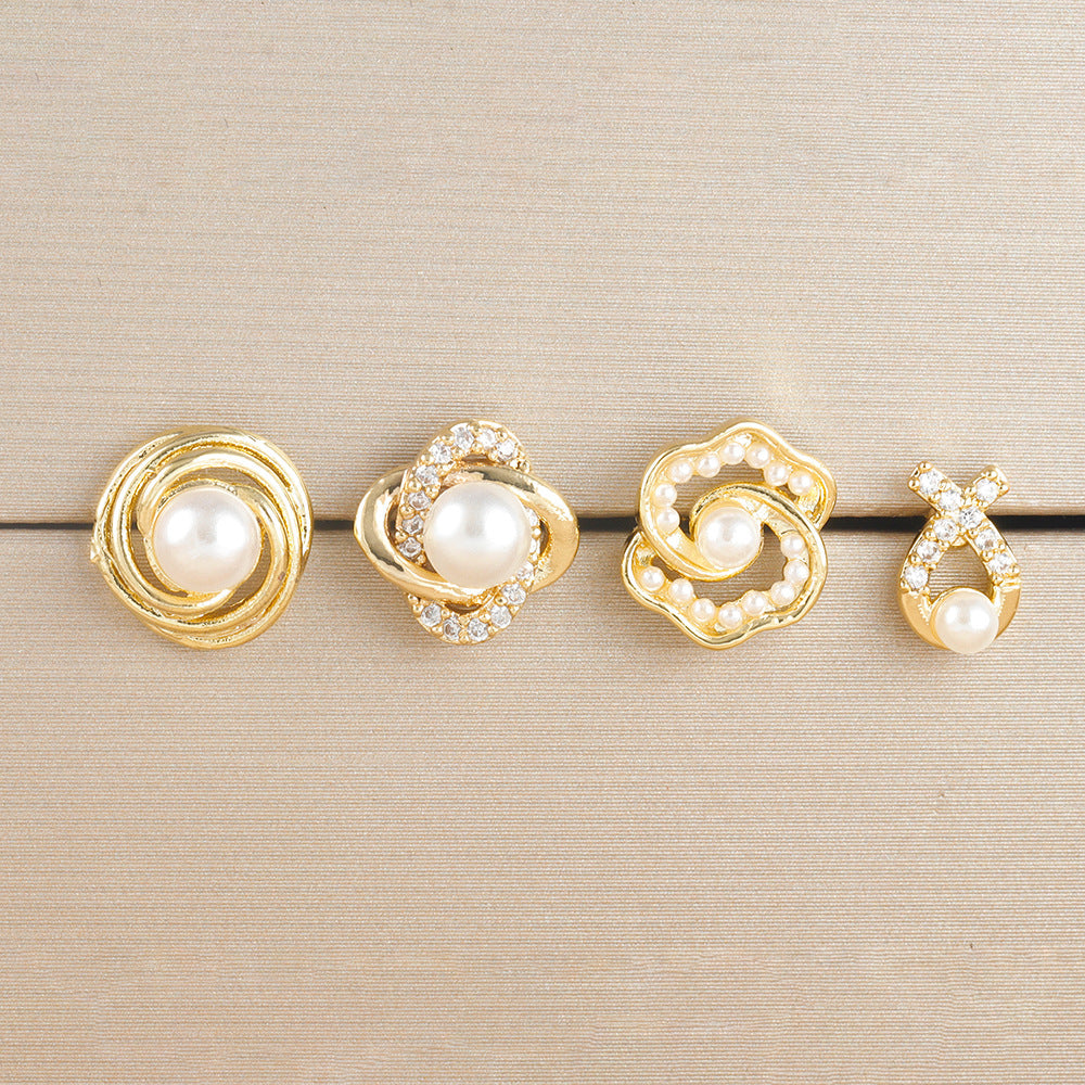 20G Cartilage Pearl Dangle Daith Conch Barbell Earrings for Women | EGD0094 | Perfect for Piercing Jewelry, Ear Cuffs & Boho Style Accessories