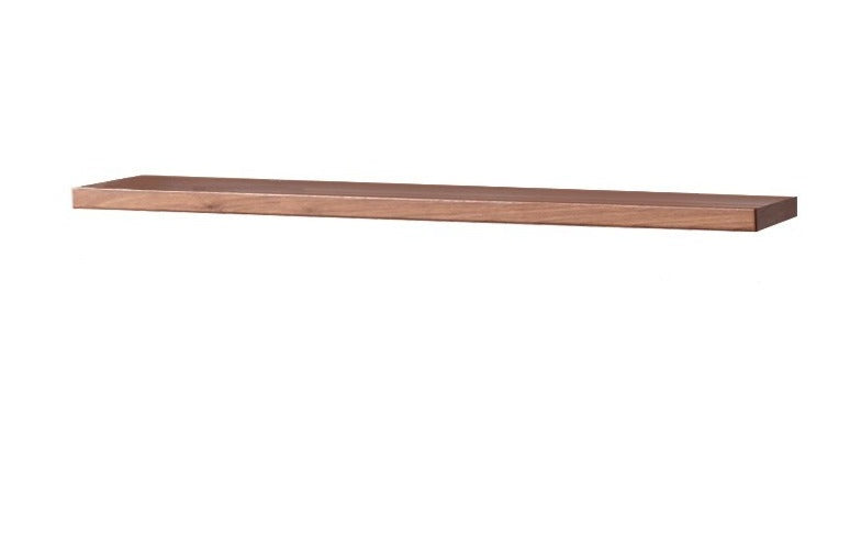 Solid Oak Wood Wall Shelf - Rustic Floating Shelf for Living Room, Bedroom, Kitchen Storage & Decor - Handmade Hanging Wall Rack for Home Organization