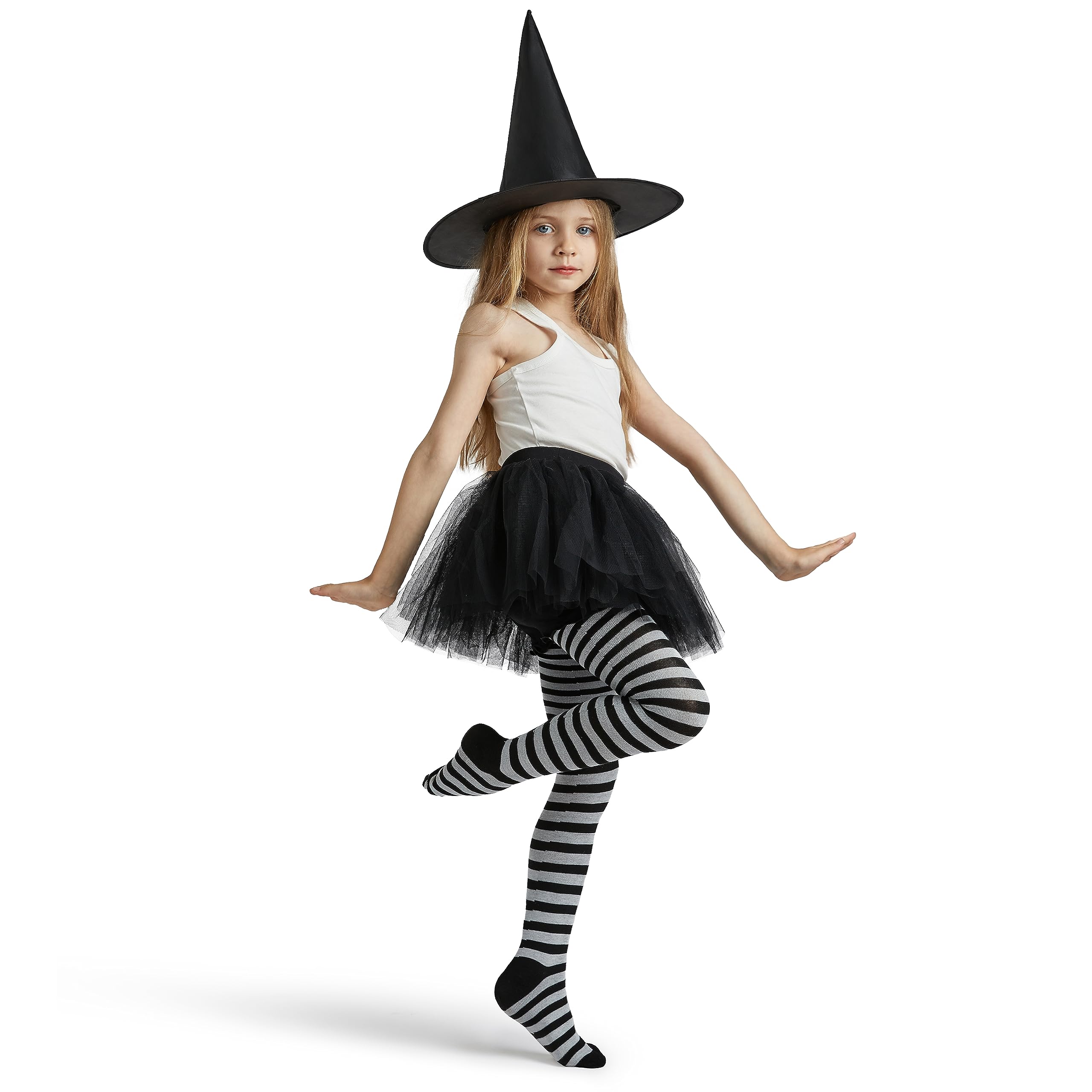 Spooktacular Creations Women's Striped Over The Knee Thigh High Stockings - Halloween Costume Accessories for Women & Girls | Perfect for Cosplay, Parties & Festive Outfits