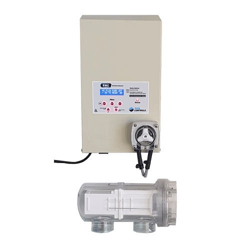SWC Salt Water Chlorinator with pH Control for Pools – Ideal for In-Ground and Above-Ground Pool Maintenance