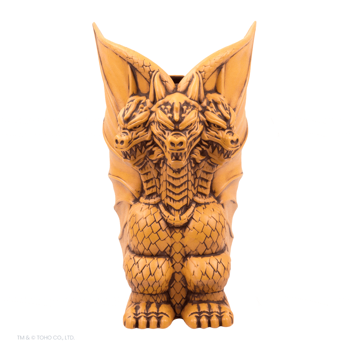 King Ghidorah Tiki Mug - Collectible Godzilla Monster Ceramic Cup for Tropical Cocktails & Home Bar Decor - Perfect for Themed Parties, Anime Fans & Kaiju Lovers