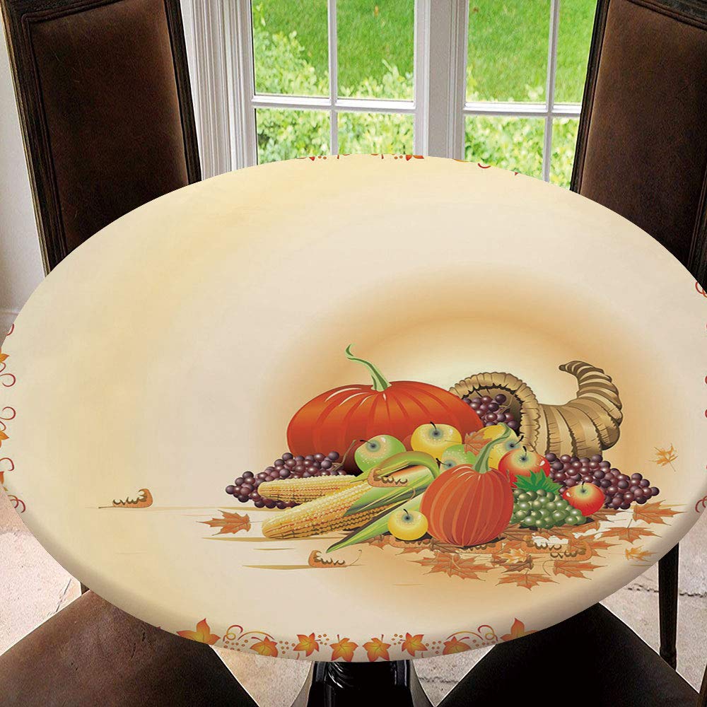 Round Elastic Tablecloth 35