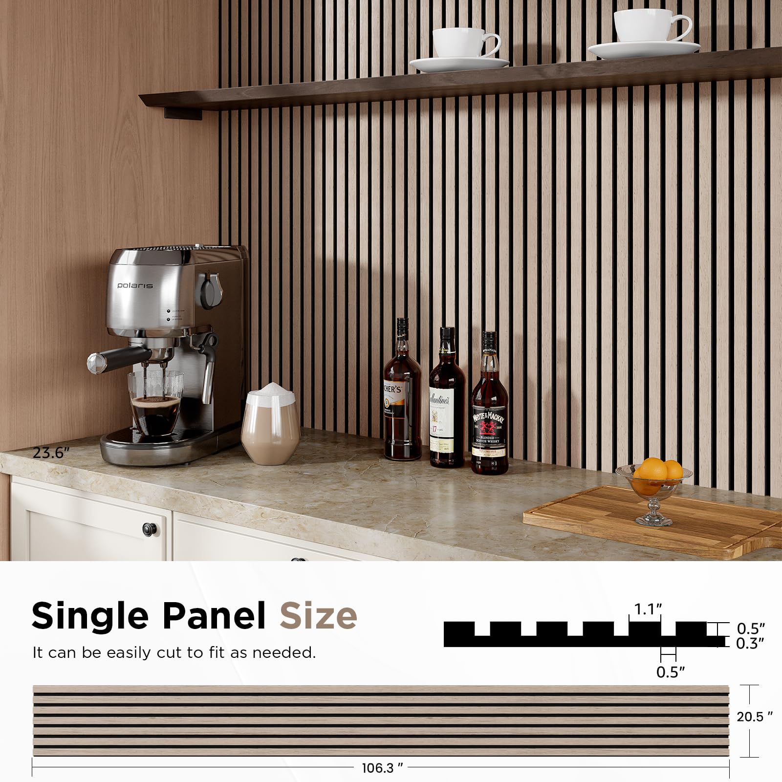 Premium Wood Slat Acoustic Panels 106