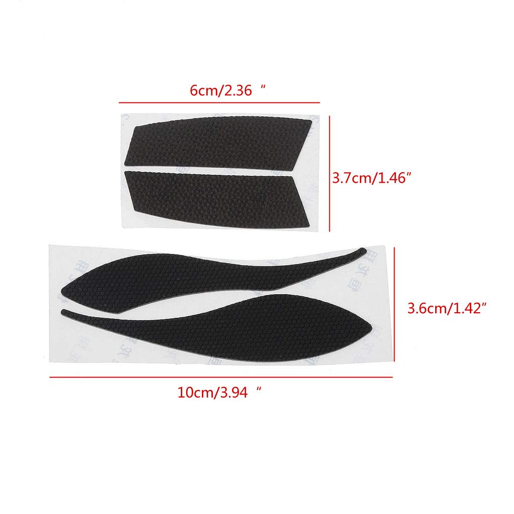 Tebatu Mouse Feet Skates - Sweat-Resistant Side Stickers for Logitech MX Anywhere 2S (1 Set) - Smooth Gliding for Gaming & Office Use