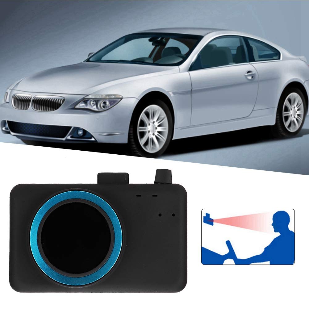 EVGATSAUTO Anti-Sleep Driver Alarm - Fatigue Warning Device for Car with USB Connection (Black) | Prevent Drowsy Driving & Stay Alert on Long Road Trips