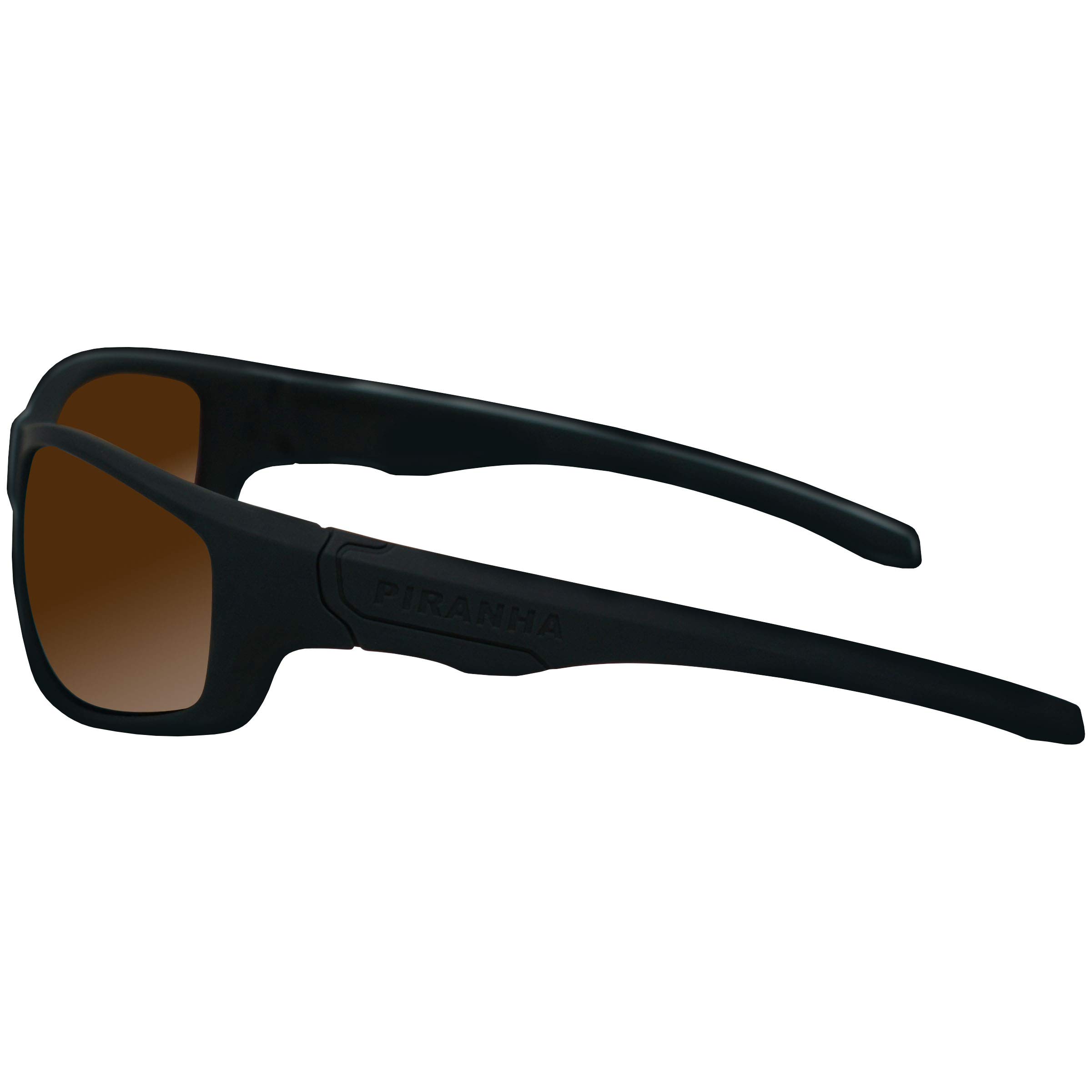 Piranha Vapor Polarized Sunglasses for Day Driving - UV Protection Anti-Glare Sports Shades for Men & Women - Perfect for Road Trips, Commuting & Outdoor Activities