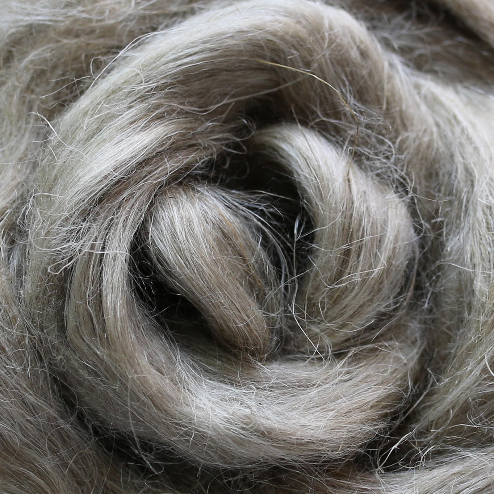 Organic Hemp Fiber Roving for Spinning, Blending & Felting - Natural Vegan Combed Top Fiber for Knitting, Weaving & DIY Fiber Arts Projects - Perfect for Yarn Making, Handcrafts & Sustainable Textiles