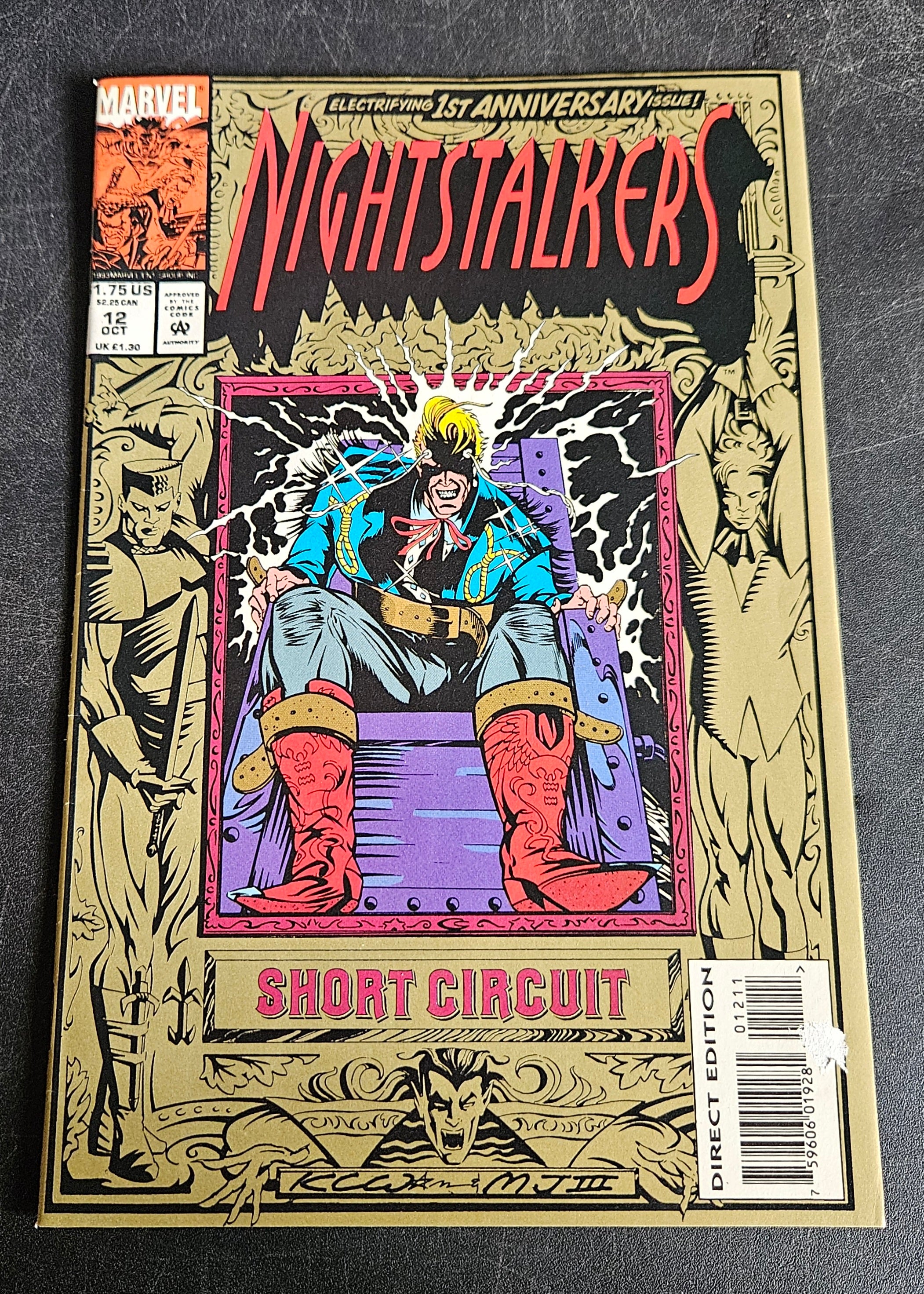 Nightstalkers #12: The Night of the Demon - Marvel Comic Book 1993 Edition | Collectible Vintage Superhero Graphic Novel | Perfect for Marvel Fans & Comic Collectors