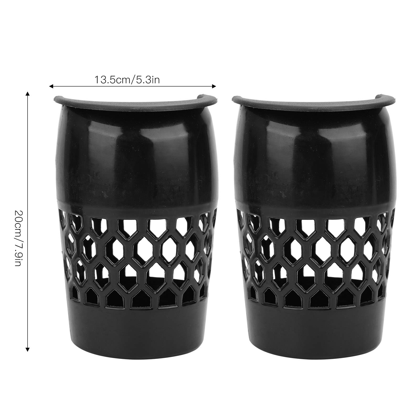 6-Piece Durable Plastic Billiard Ball Storage Basket Set - Portable Pool Table Web Baskets for Snooker & Billiards Accessories - Perfect for Home Game Rooms & Bars