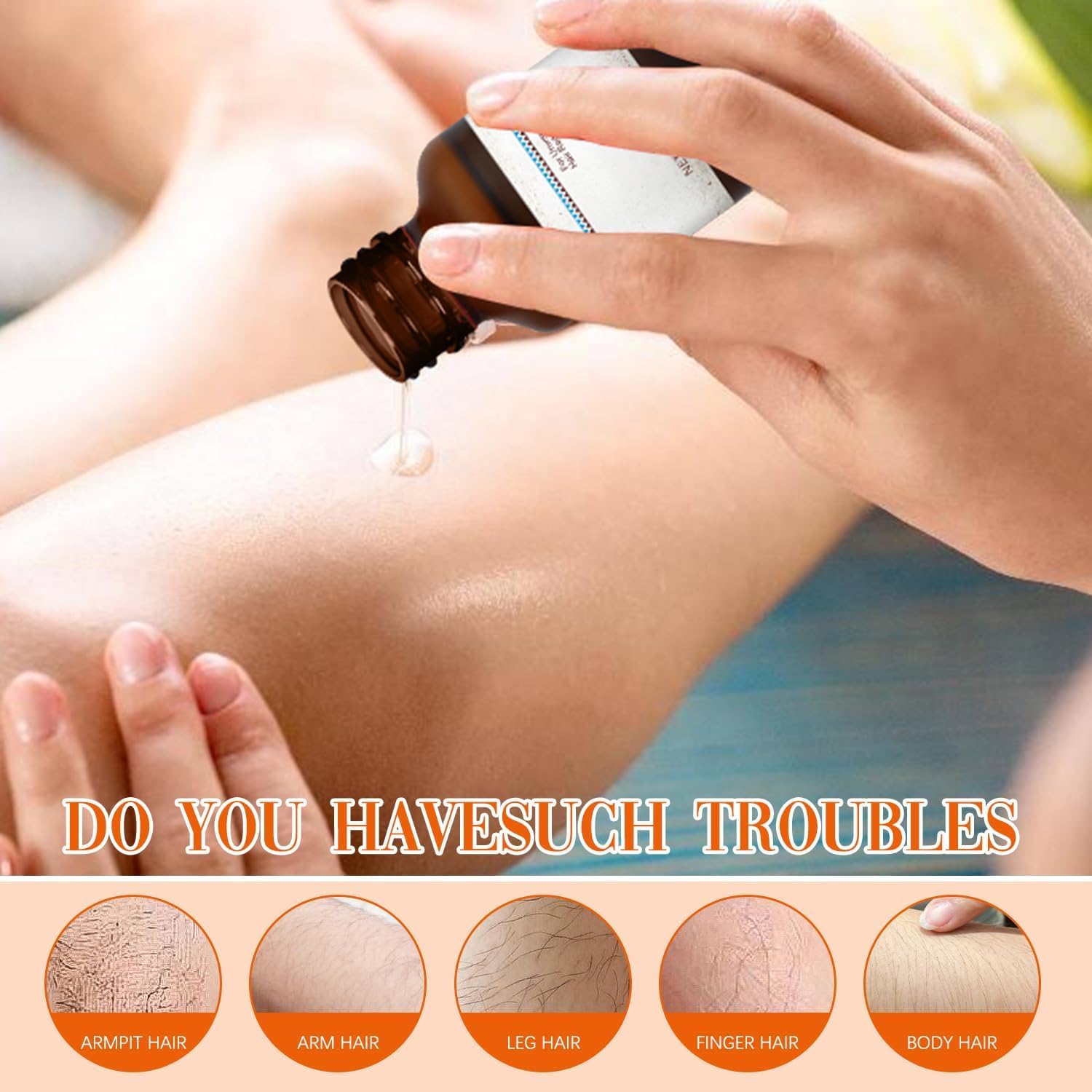 Rotundus Oil for Hair Removal - Natural Essential Oil with Dropper for Smooth Skin Care & DIY Beauty Treatments