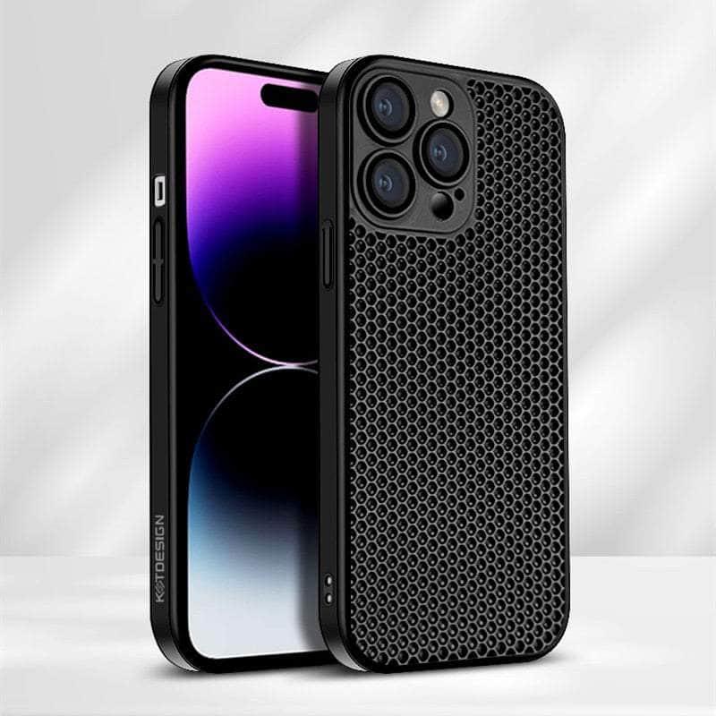 Premium Heat Dissipation Cooling Case for iPhone 15 Plus - Shockproof & Anti-Scratch Protection - Perfect for Gaming, Streaming & Heavy Usage