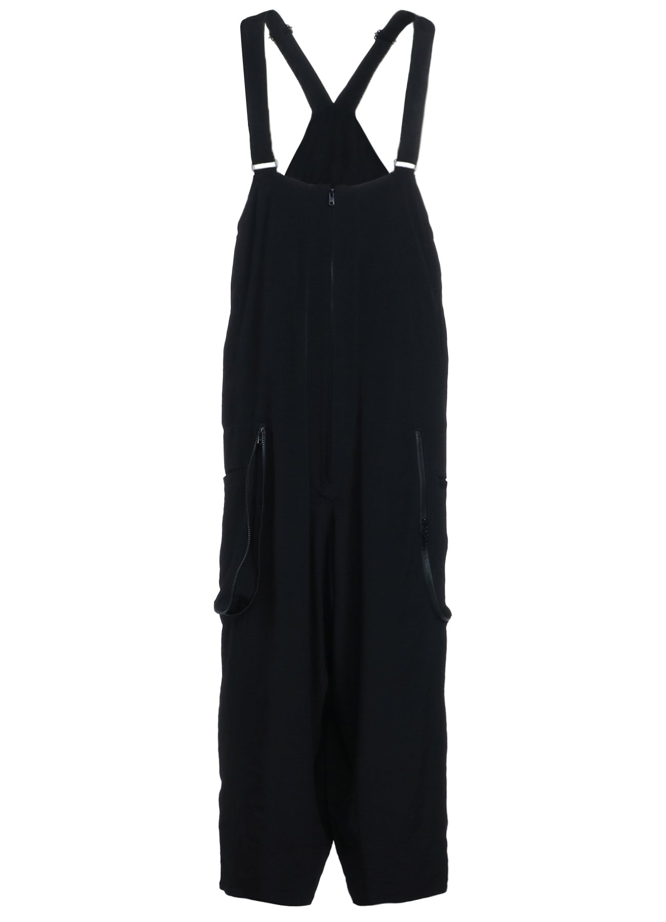 Stylish Crepe de Chine Gusseted Zippered Pocket Overalls for Women - Perfect for Casual Outings, Workwear & Everyday Comfort