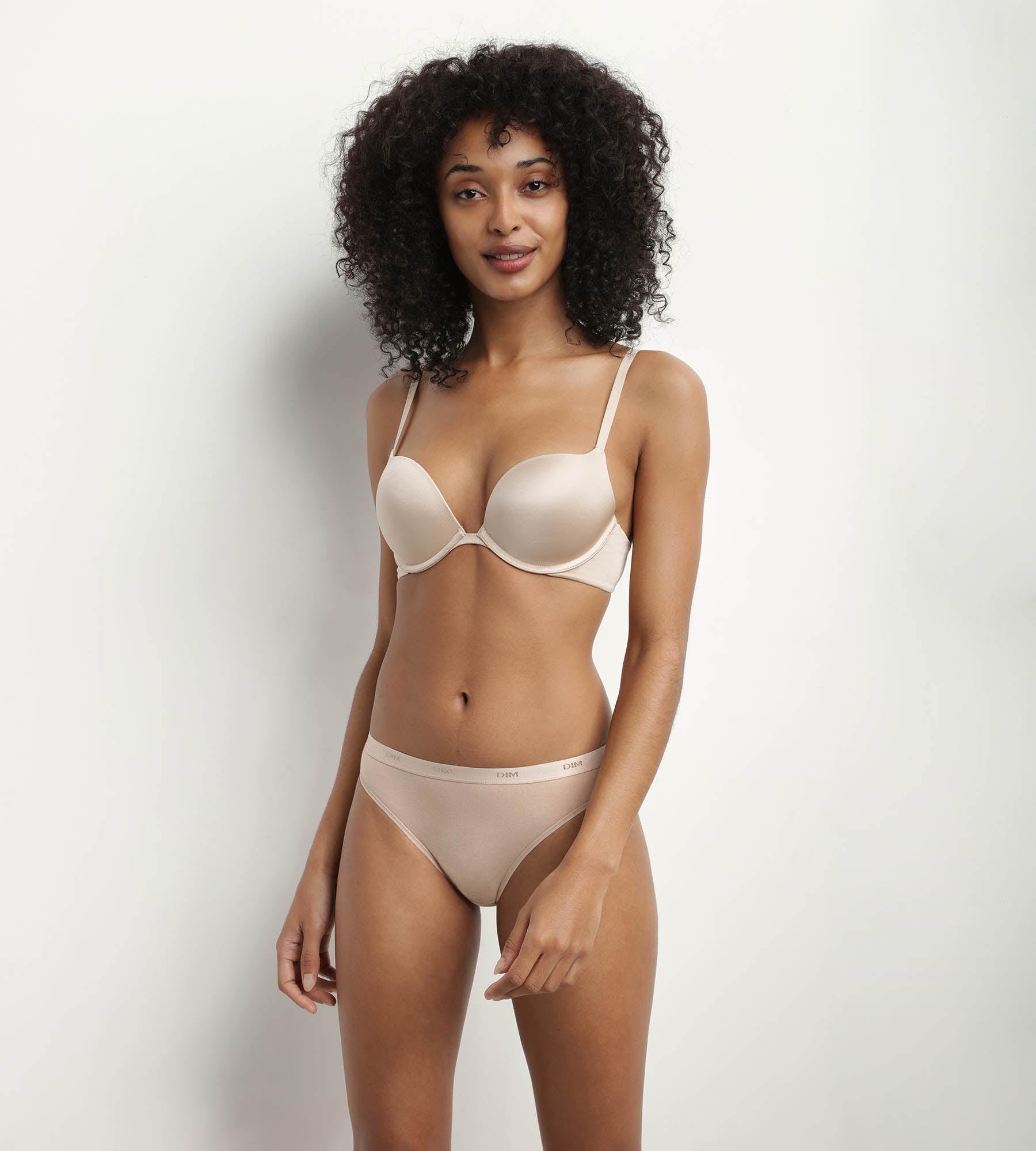 Push Up Underwire Bra - Nude Microfiber Lace Lingerie for Women | Comfortable & Sexy Support for Everyday Wear & Special Occasions