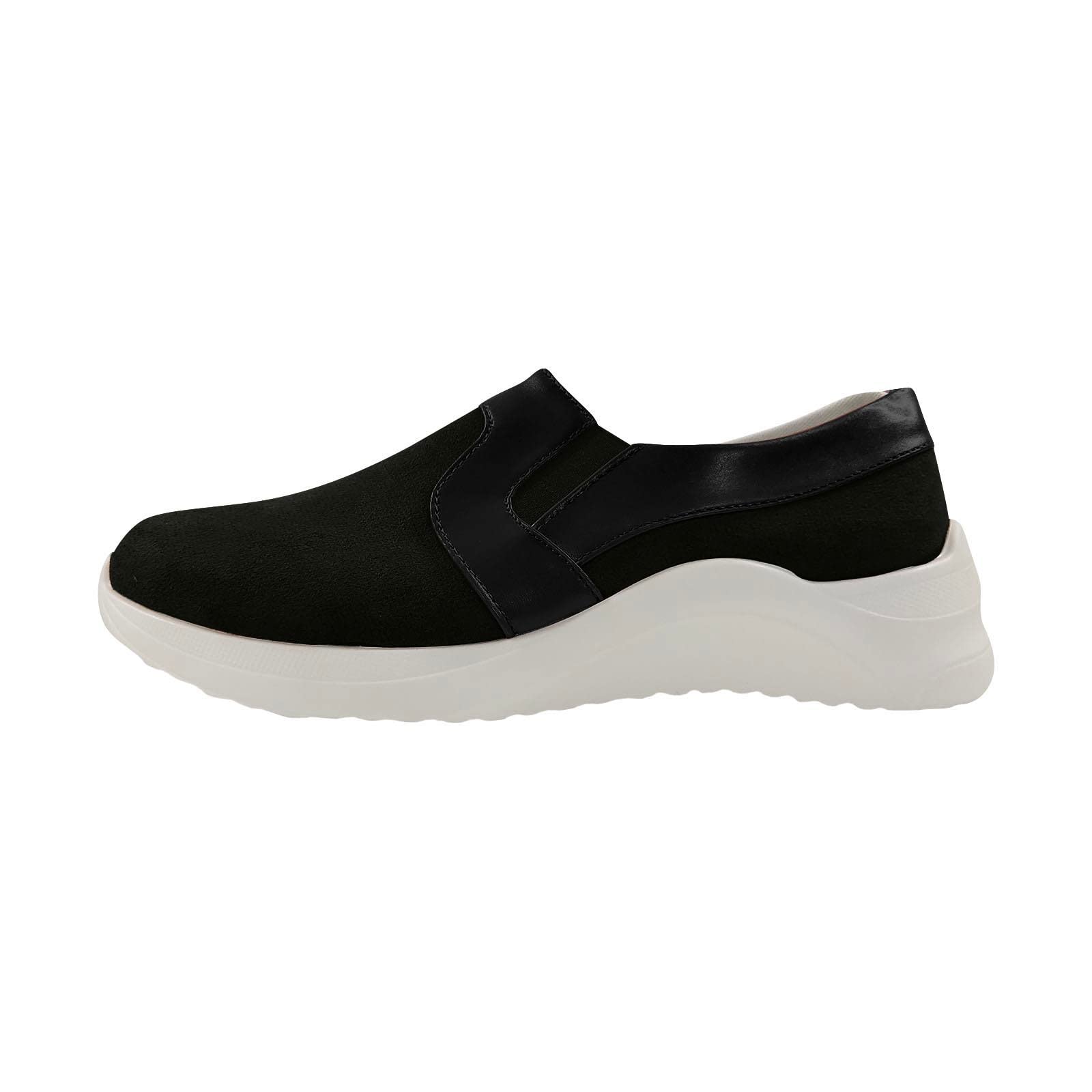 Women's Casual Slip-On Sneakers - Breathable Canvas Loafers & Comfortable Sock Shoes for Walking, Work & Travel | Lightweight Slip-On Shoes for Everyday Wear