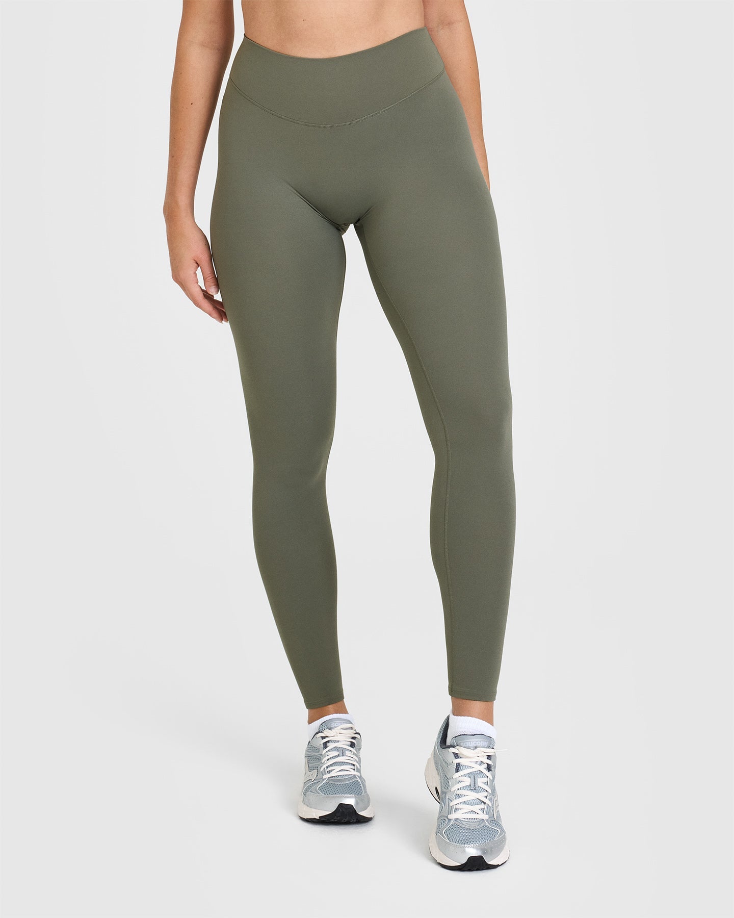 SoftMotion™ High Waist Yoga Leggings for Women - Alpine Green | Stretchy & Breathable Workout Pants for Running, Gym & Lounge
