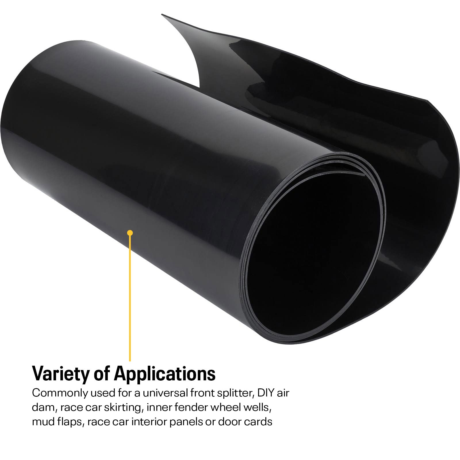 10 ft Roll Dark Blue Airdam Body Extension Plastic for Trucks & SUVs - Improve Aerodynamics & Fuel Efficiency