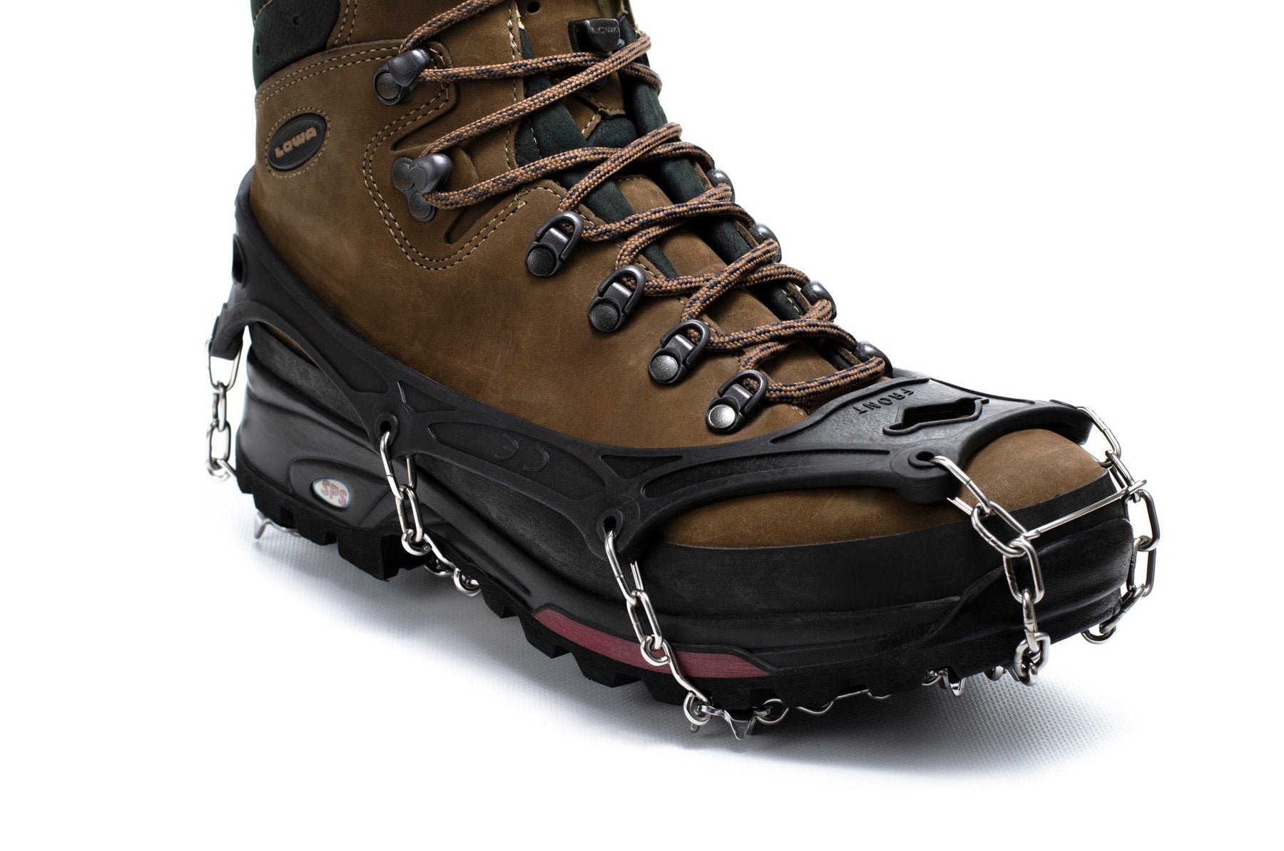 Hillsound FreeSteps6 Traction Cleats - Lightweight Ice Grippers for Hiking, Running & Winter Safety - Non-Slip Snow & Ice Traction for Boots & Shoes - Perfect for Outdoor Adventures, Walking Dogs & Slippery Conditions