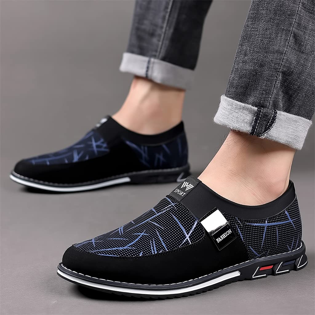 Premium Men's Casual Sneakers & Loafers - Comfortable Walking Shoes for Business, Office & Outdoor | Luxury Leather Driving Shoes for Men | Perfect for Work, Travel & Daily Wear