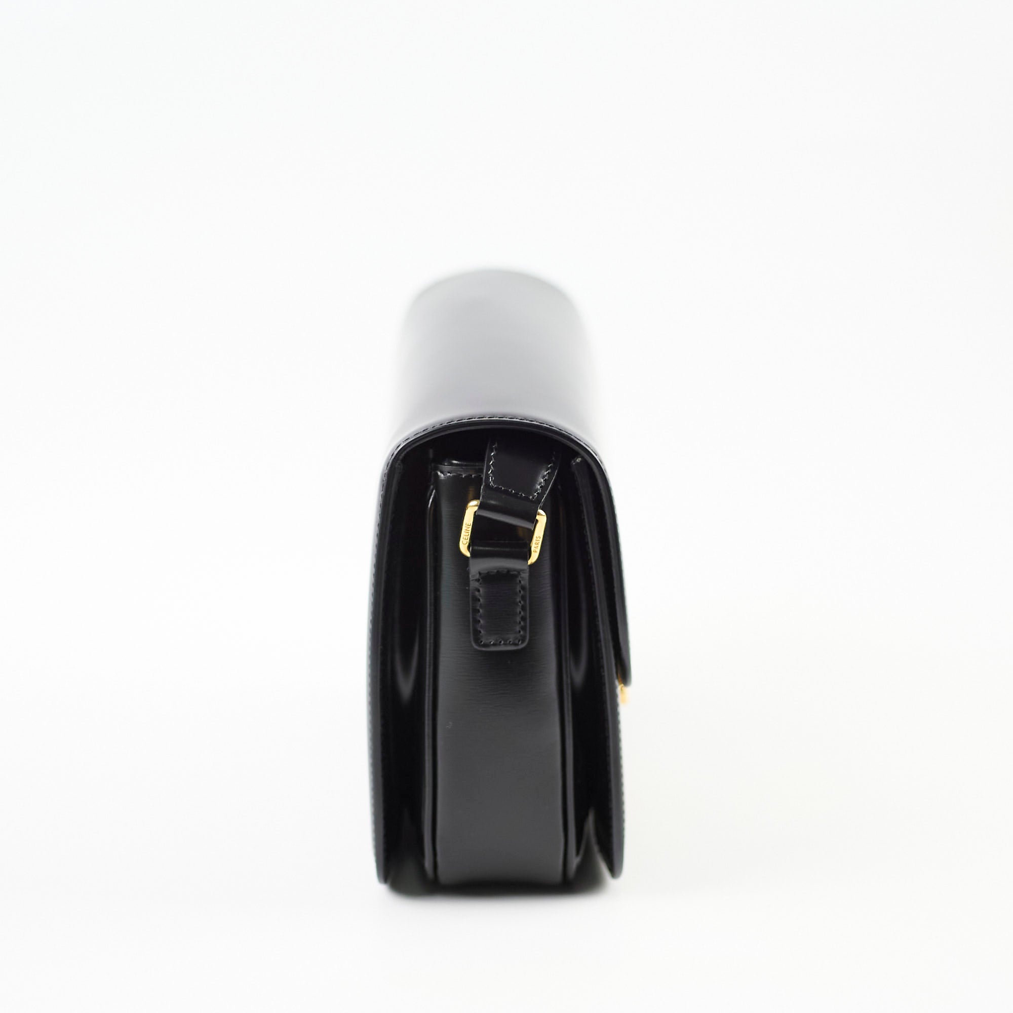 Celine Classique Medium Triomphe Bag Black | Luxury Leather Handbag for Women | Perfect for Work, Evening & Travel
