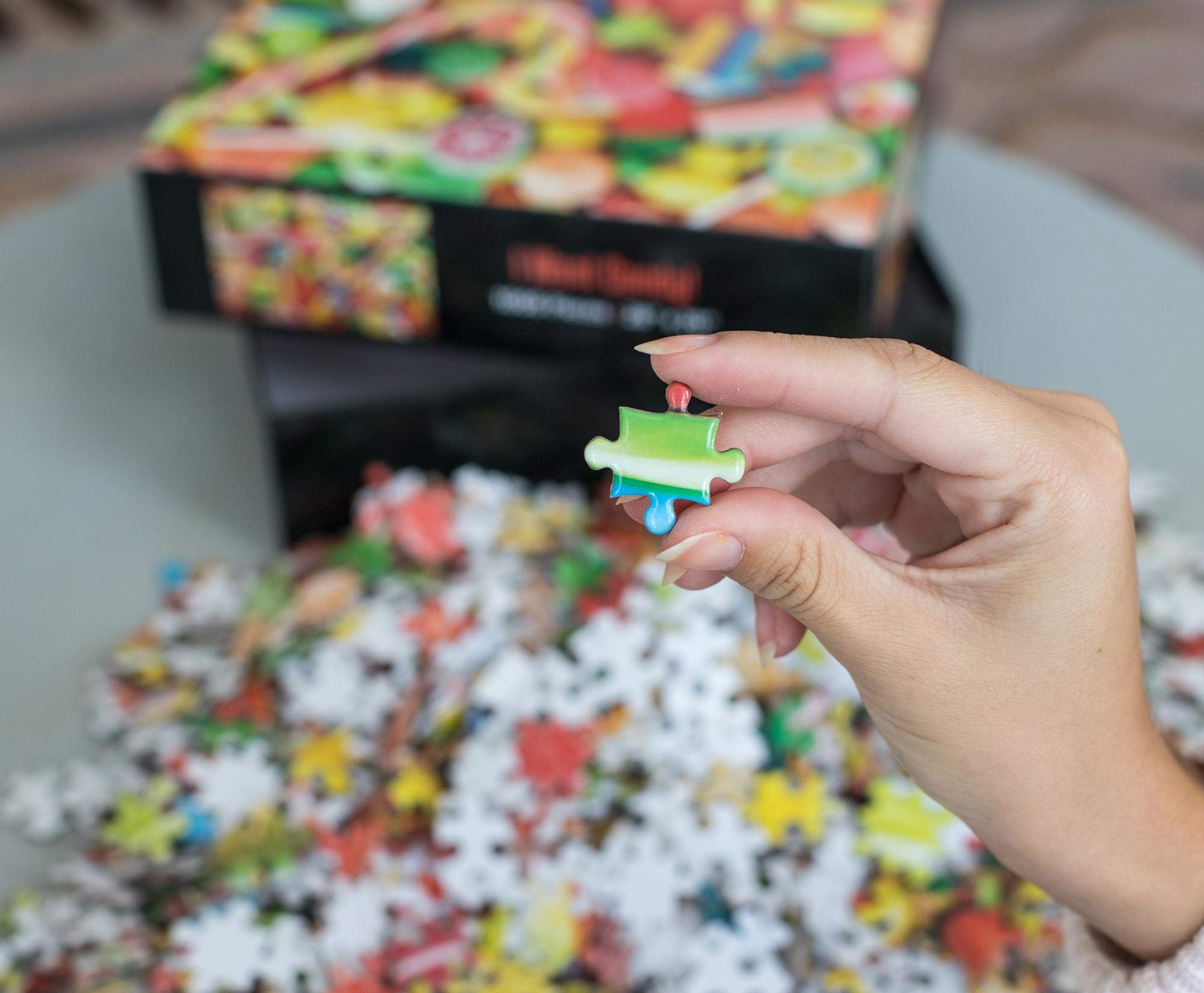1000 Piece Jigsaw Puzzle for Adults & Kids - Candy Themed Family Game Night Activity | Fun Brain Teaser & Educational Toy for Parties, Gifts & Relaxation