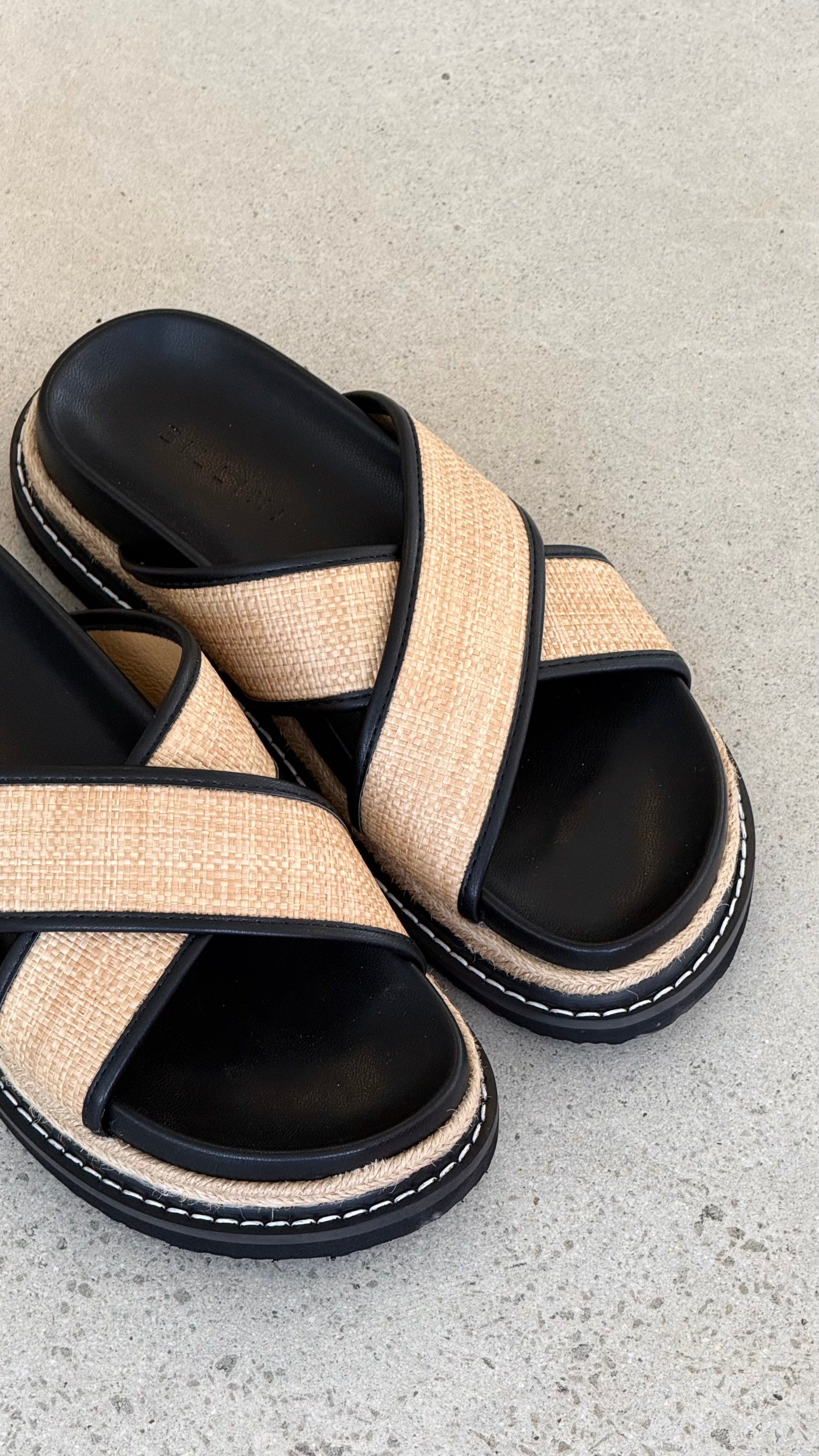 Aysha Slide Sandals - Natural Raffia Women's Summer Beach Slides | Comfortable & Stylish for Pool, Vacation, and Casual Outings