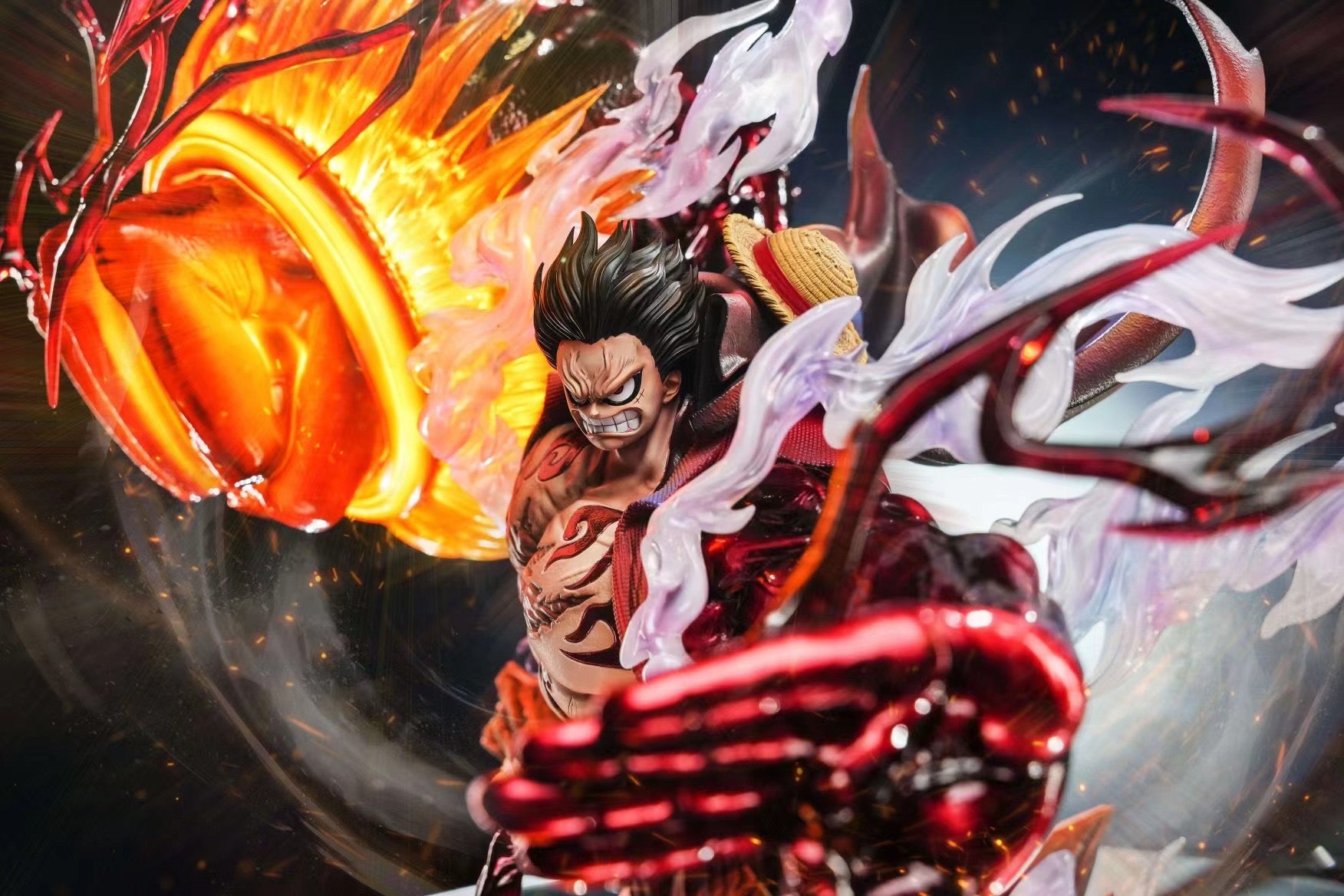 Reset Studio One Piece Luffy Gear Fourth King Kong Gun Action Figure - Perfect for Anime Collectors, Display, and Gift Giving