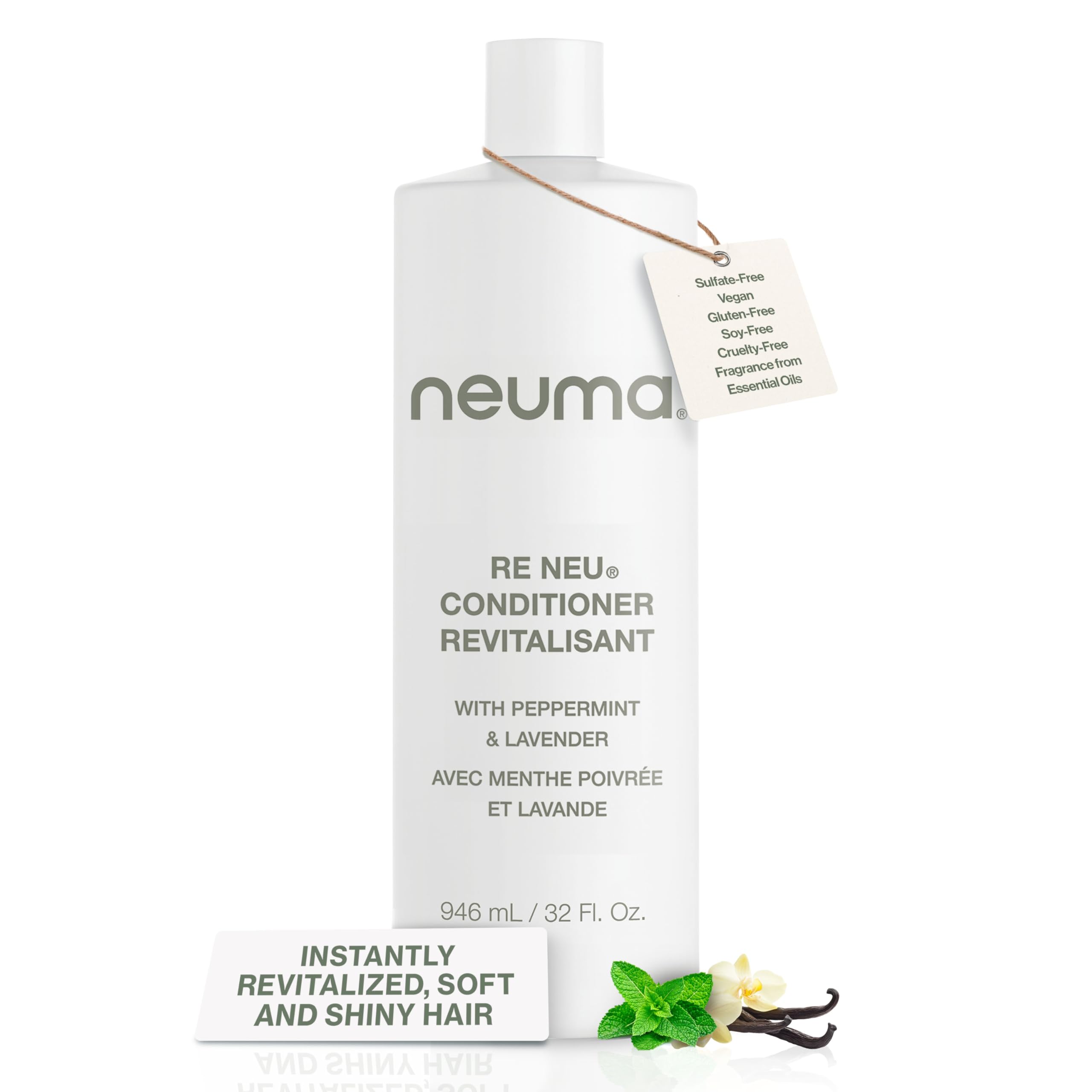 Neuma Re Neu Conditioner - Hydrating & Repairing Hair Treatment for Damaged Hair - Perfect for Dry, Frizzy, and Color-Treated Hair at Home or Salon Use