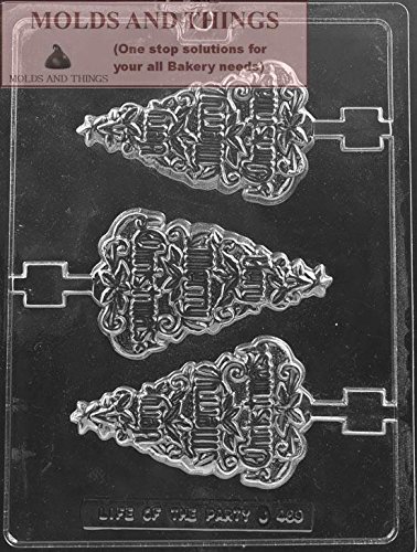 Premium Christmas Lolly Chocolate Candy Mold Kit with Step-by-Step Instructions - Perfect for Holiday Baking, DIY Candy Making & Festive Gift Giving