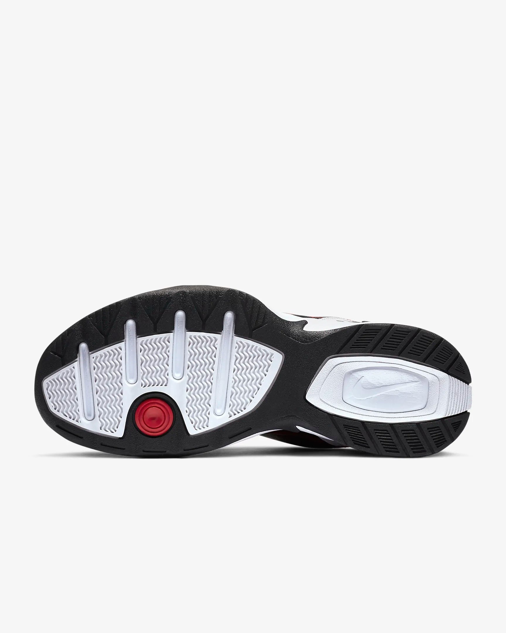 Nike Men's Air Monarch IV Running Shoes - White/Black (Size 101) - Comfortable Athletic Sneakers for Jogging, Gym & Casual Wear