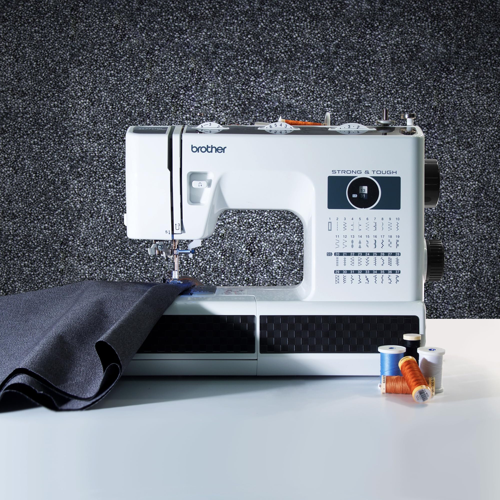 Brother ST371HD Heavy Duty Sewing Machine with 37 Built-in Stitches | Free Arm & 6 Included Presser Feet | Perfect for Quilting, Denim & Home Decor Projects