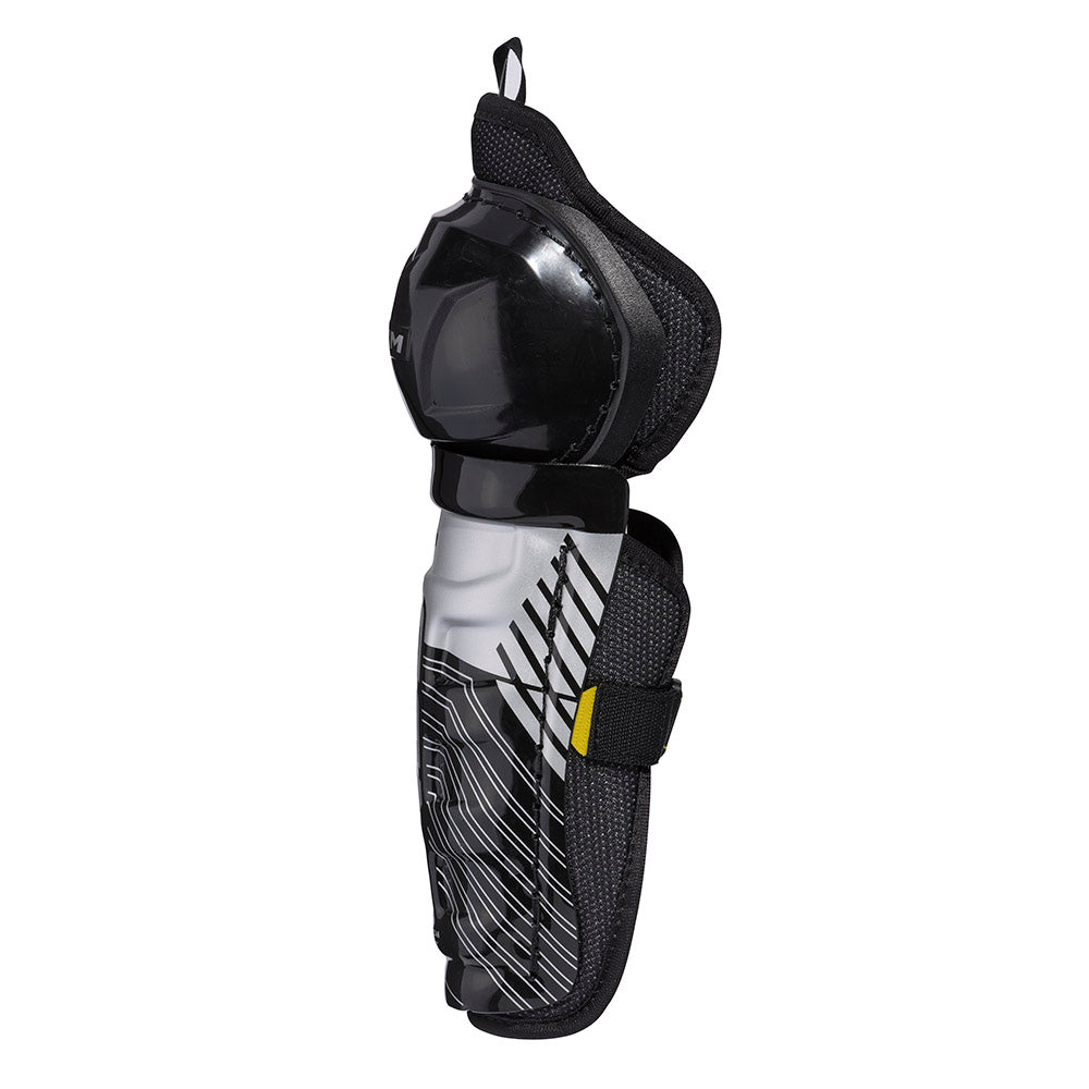 CCM Tacks Vector 2023 Youth Ice Hockey Shin Guards - Protective Gear for Young Hockey Players - Perfect for Practice, Games & Training Sessions