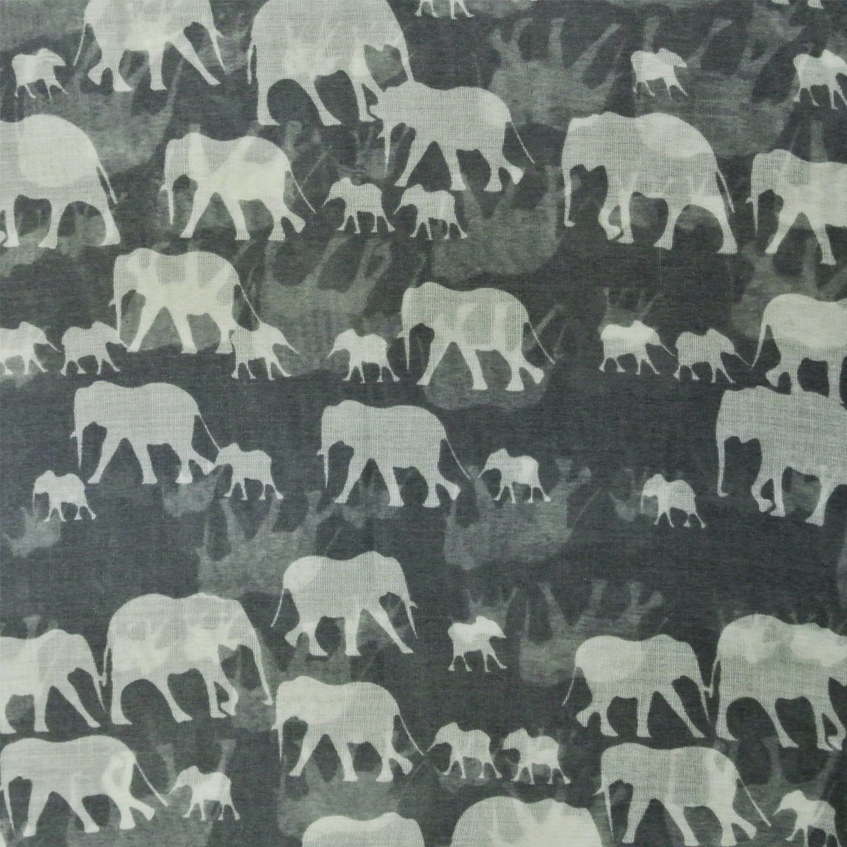 Wrapables Elephant Print Scarf Wrap - Soft Grey Fashion Shawl for Women | Perfect for Winter Warmth, Travel Accessories & Gift Ideas