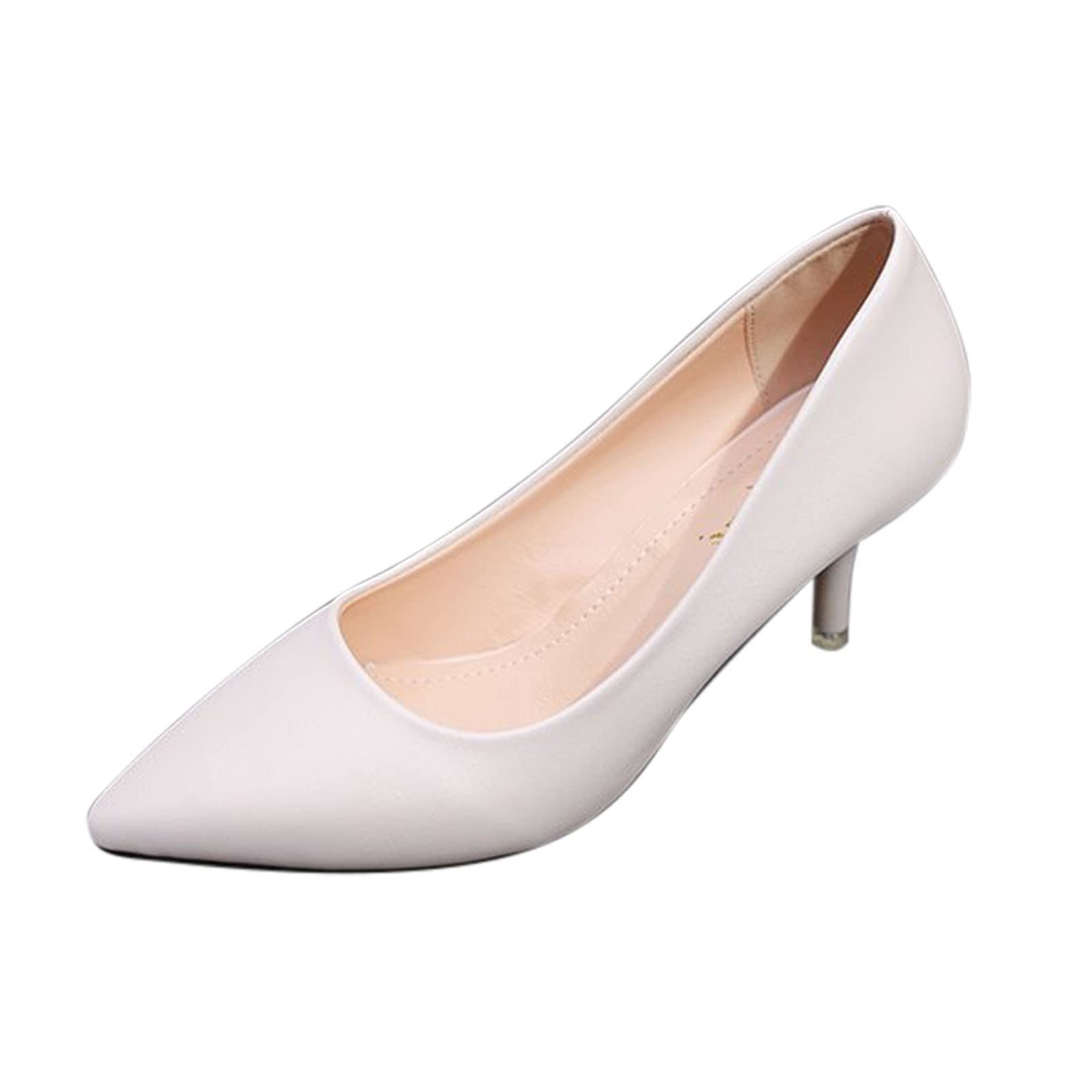 DHENLI Women's Summer Fashion Pointed Toe Stiletto Sandals - Comfortable High Heel Casual Shoes with Cushion for Women | Perfect for Office, Party & Date Night Outfits