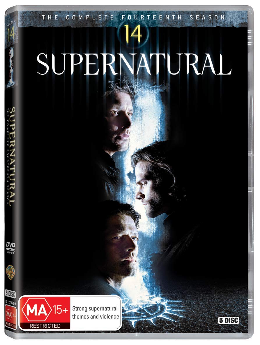 Supernatural Season 14 Blu-ray & DVD Set (Australian Import) - Perfect for Horror Fans & TV Show Collectors