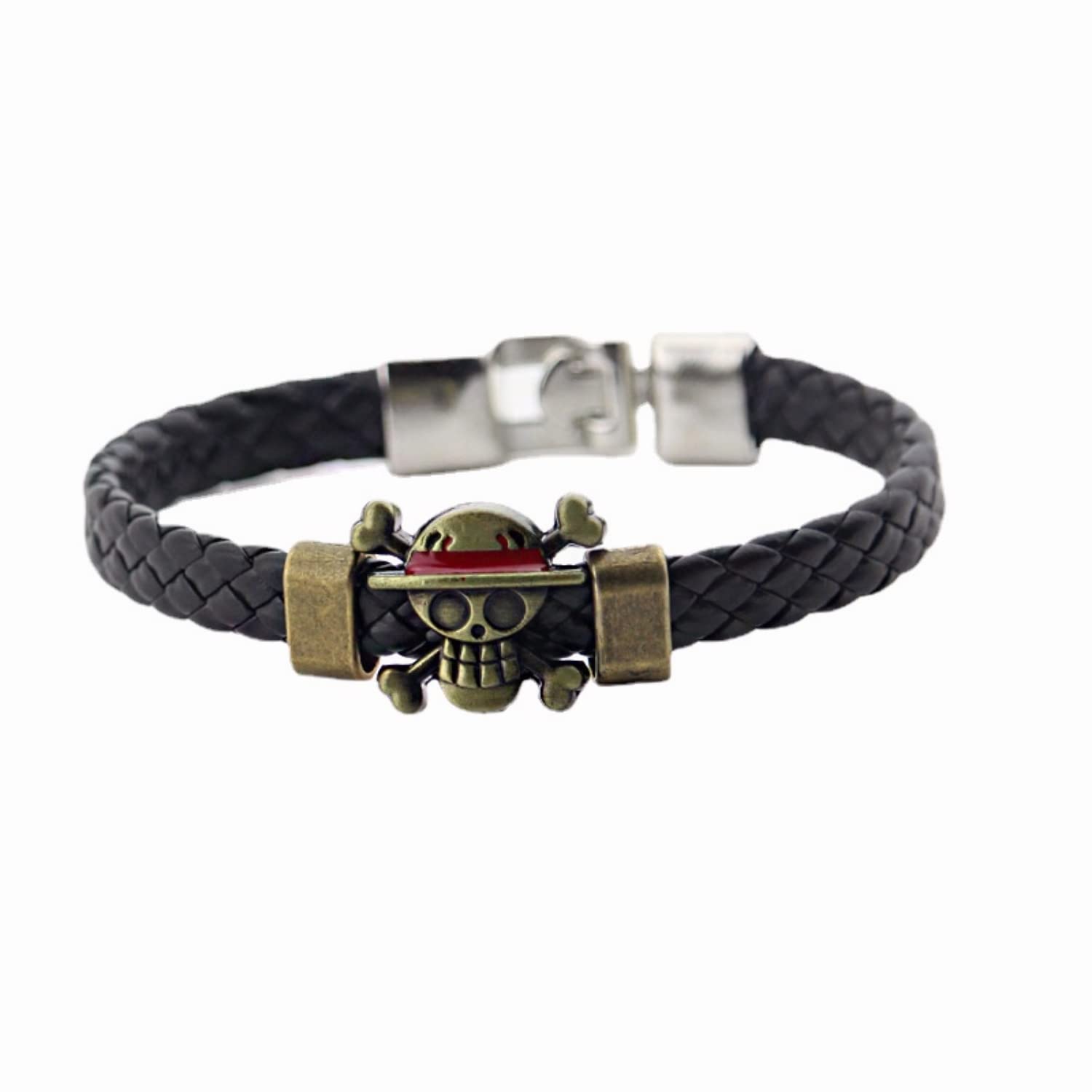 One Piece Anime Bracelet - Monkey D. Luffy & Trafalgar Law Pirate Wristband for Cosplay, Anime Fan Jewelry, Straw Hat Crew Gift for Men & Women | Perfect for Anime Conventions, Birthday Gifts, and One Piece Merch Collectors