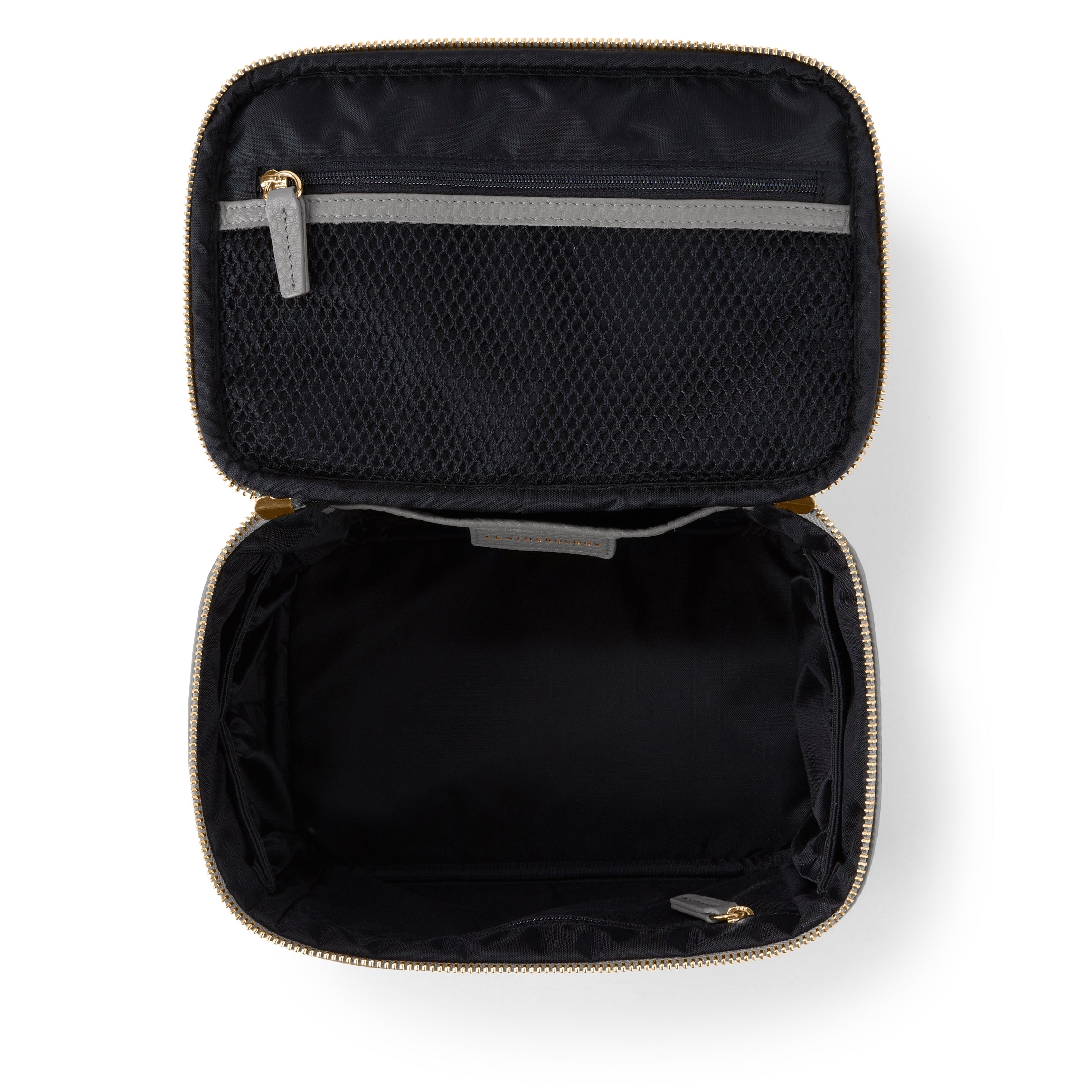 Professional Medium Train Case Smoke - Durable Makeup Organizer for Travel & Salon Use - Perfect for Cosmetics, Brushes & Beauty Tools Storage