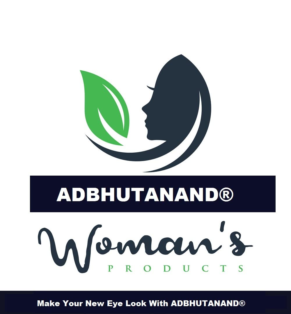 ADBHUTANAND® 3D Faux Mink False Eyelashes - Handmade Natural Black Long Thick Polyester Lashes (3 Pairs) | Perfect for Bridal, Party & Everyday Eye Makeup Looks