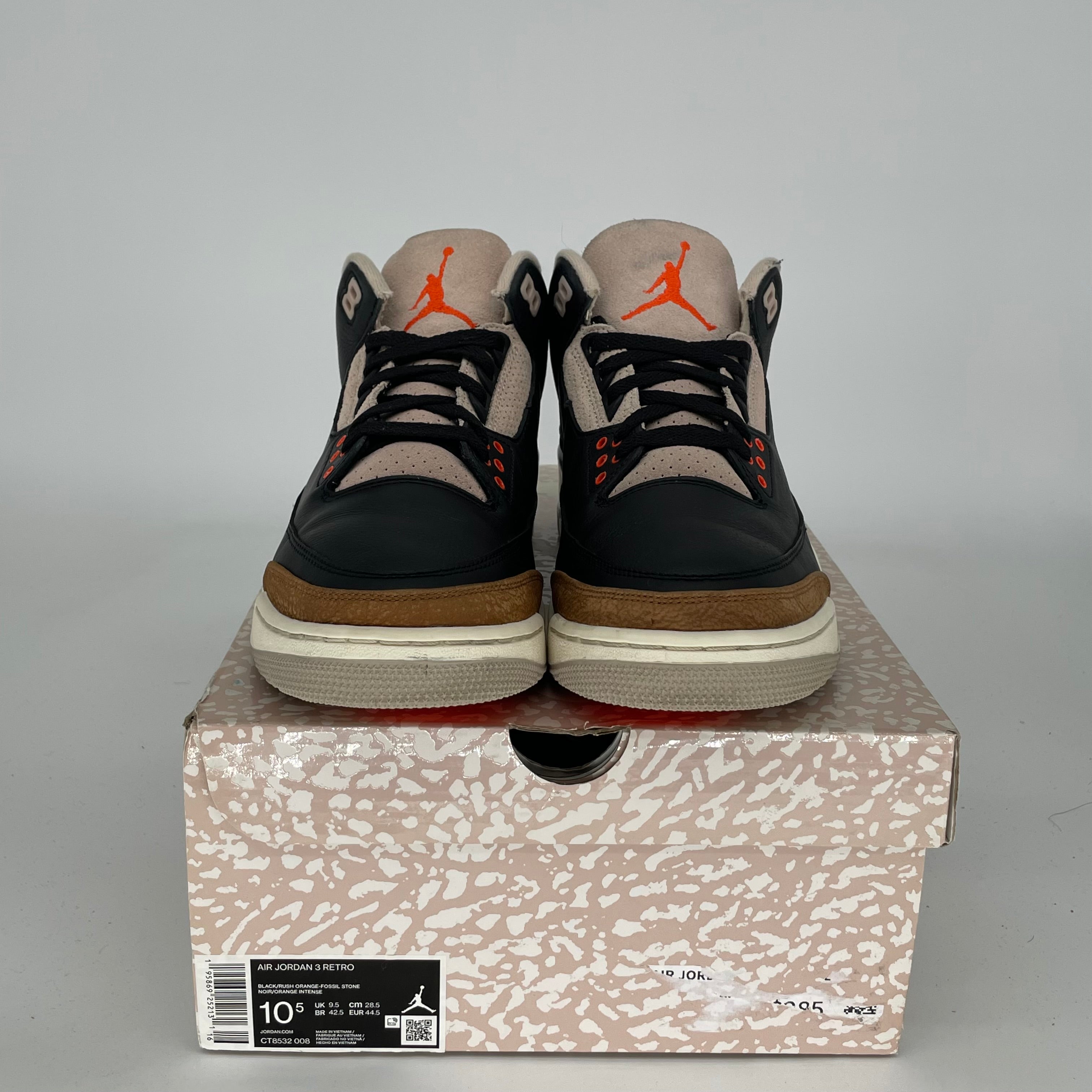 AIR JORDAN 3 Desert Elephant Men's Basketball Shoes Size 10.5 - Retro Sneakers for Men, Style CT8532-008 | Perfect for Streetwear, Gym & Casual Outfits